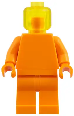 LEGO bdp311 Plain Orange Torso, Orange Legs, Trans-Yellow Head