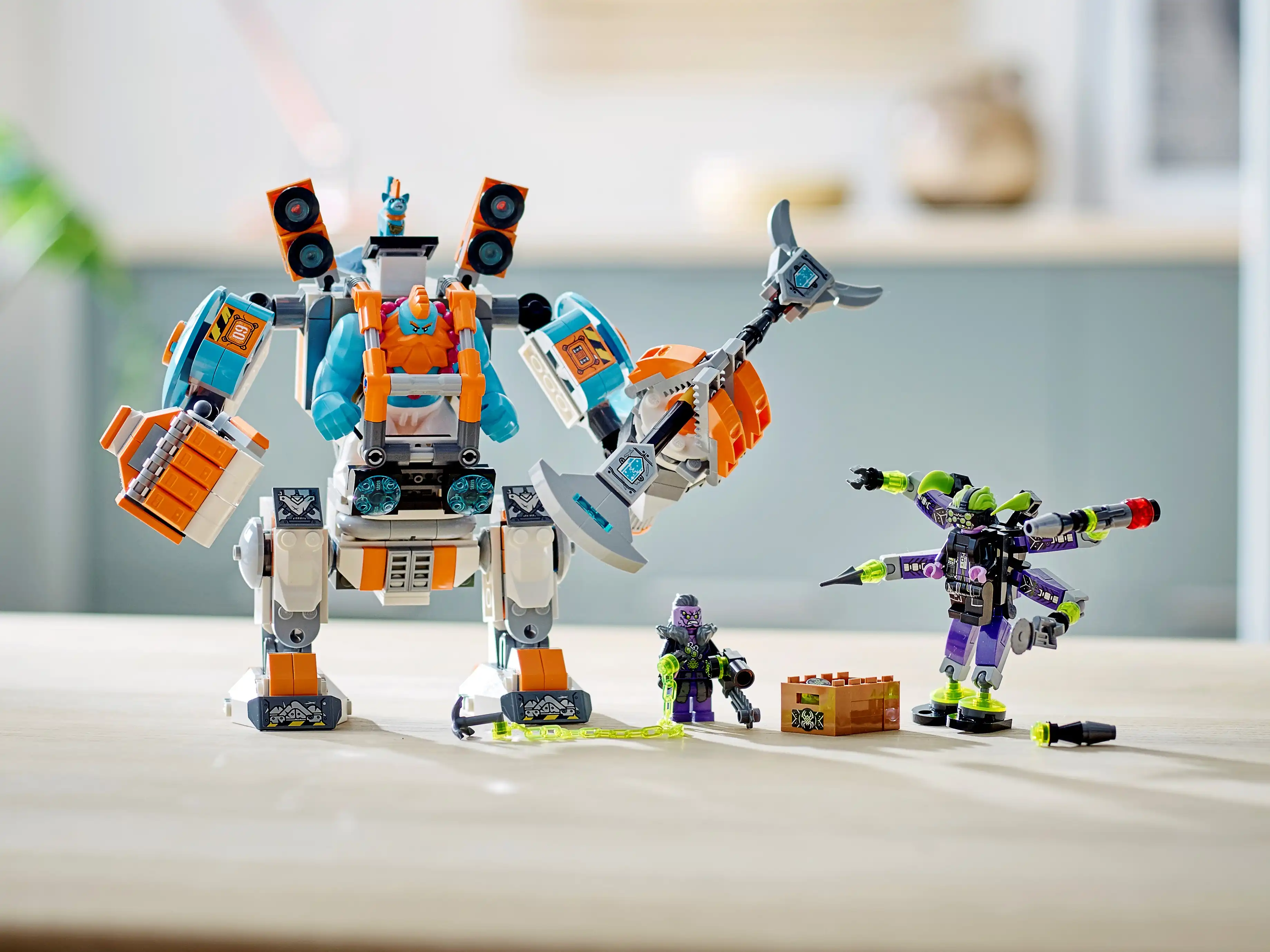 Zdjecie zestawu LEGO 80025 Monkie Kid Mocarny mech Sandy’ego 2