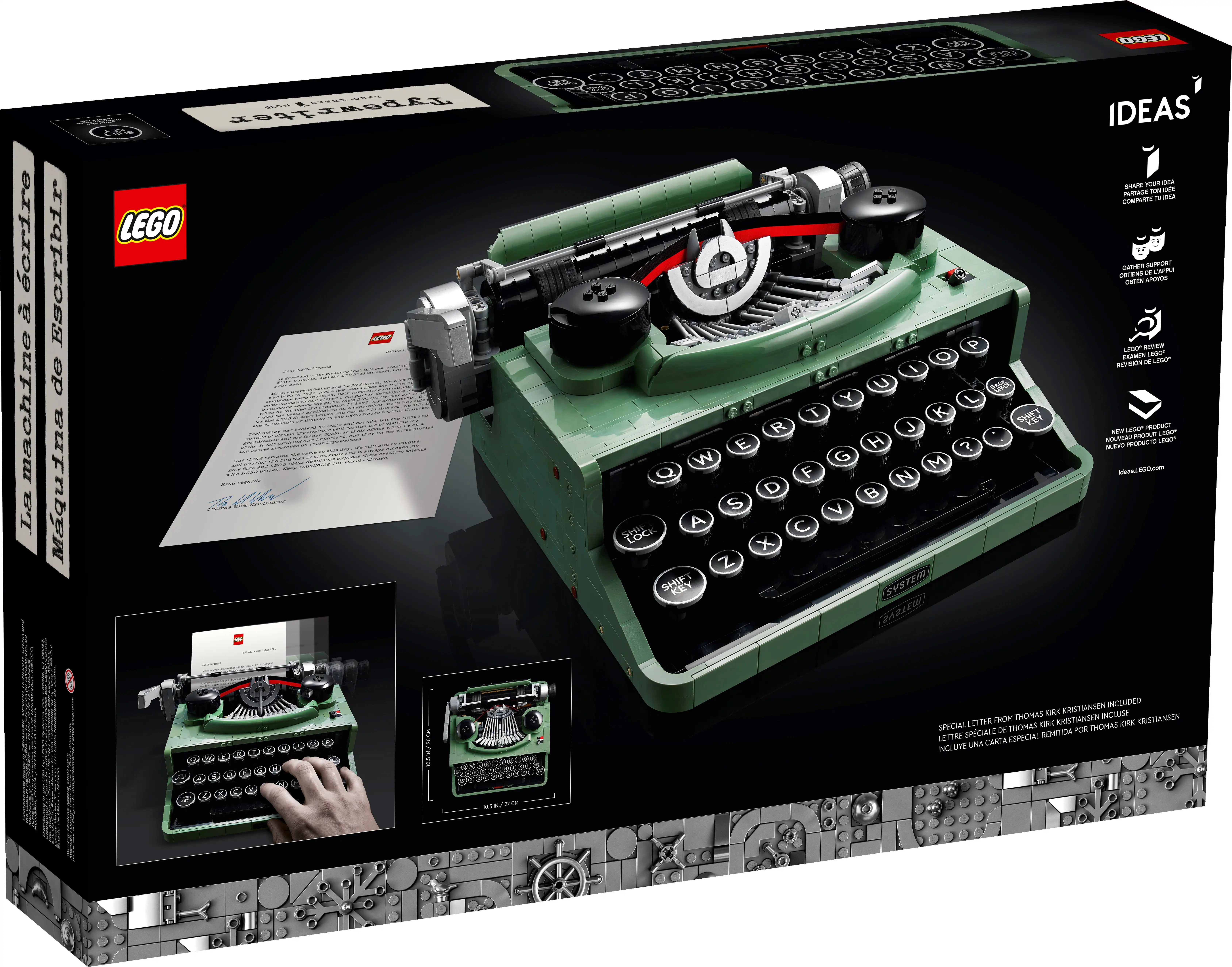 Zdjecie zestawu LEGO 21327 Ideas Maszyna do pisania 1