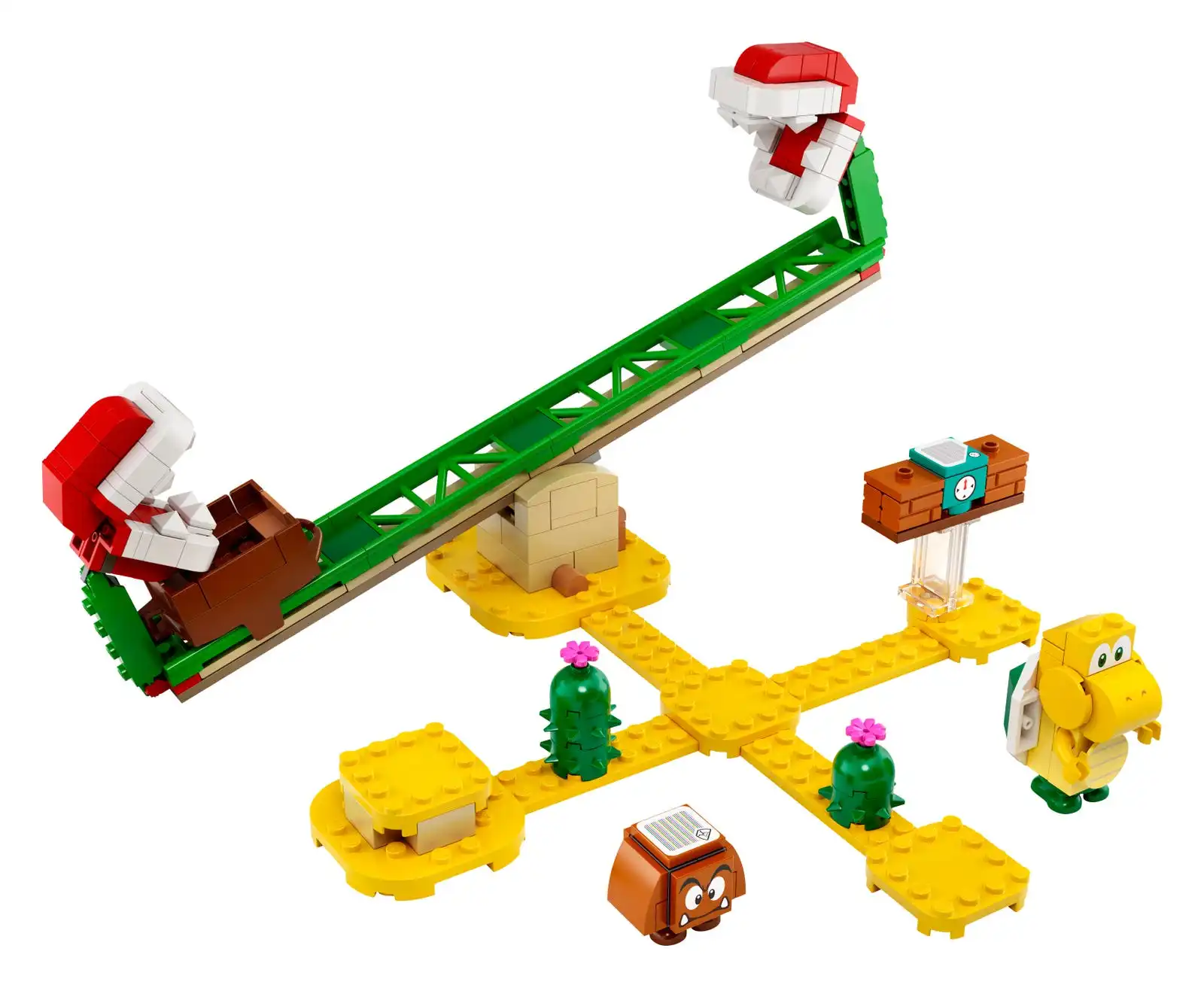 Zdjecie zestawu LEGO 71365 Super Mario Megazjeżdżalnia Piranha Plant - zestaw rozszerzający 1