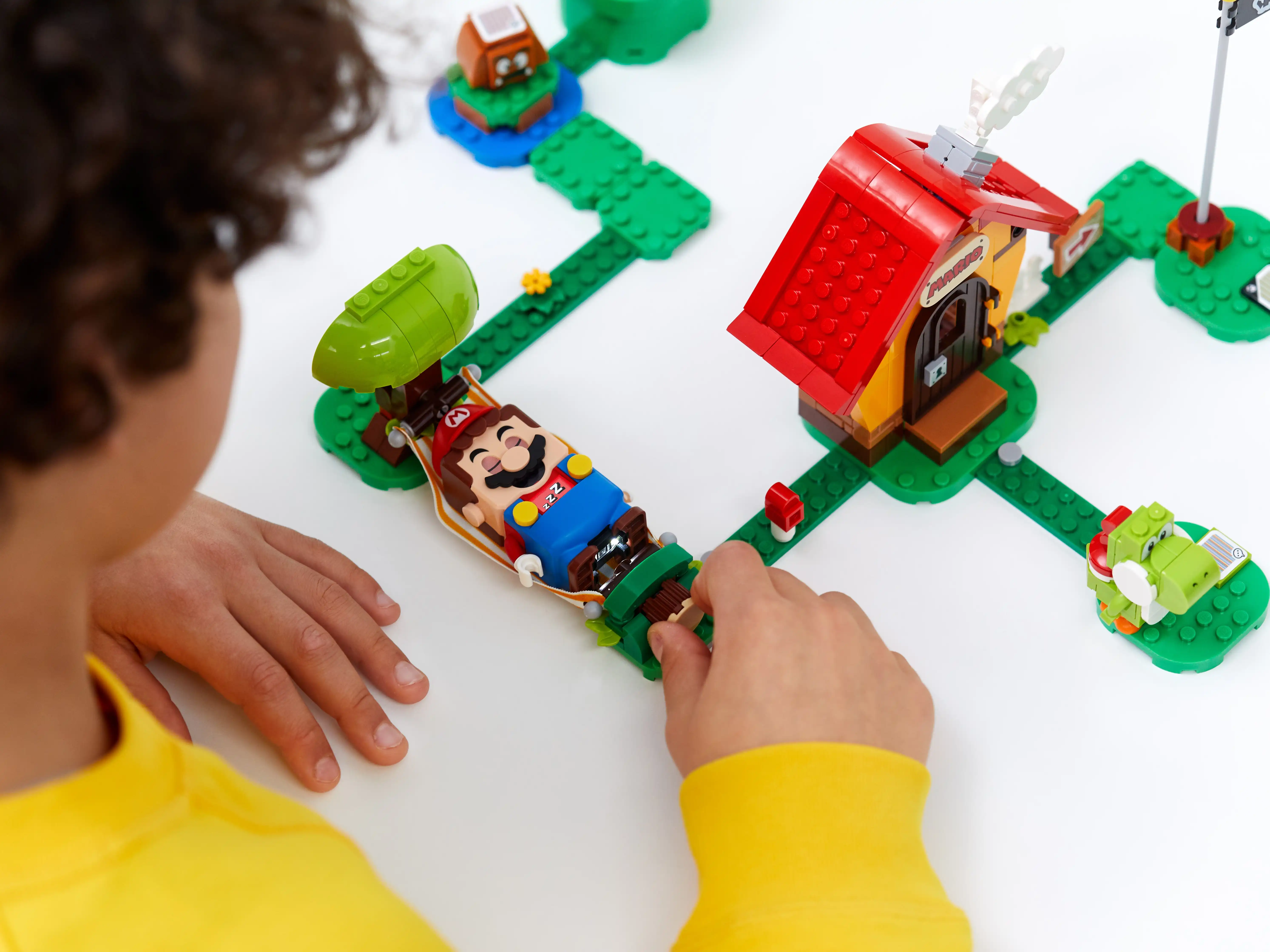 Zdjecie zestawu LEGO 71367 Super Mario Yoshi i dom Mario - zestaw rozszerzający 1
