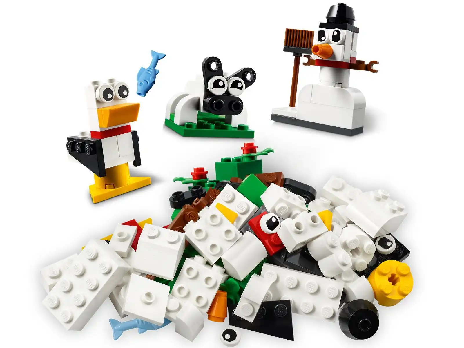 Zdjecie zestawu LEGO 11012 Classic Kreatywne białe klocki 2