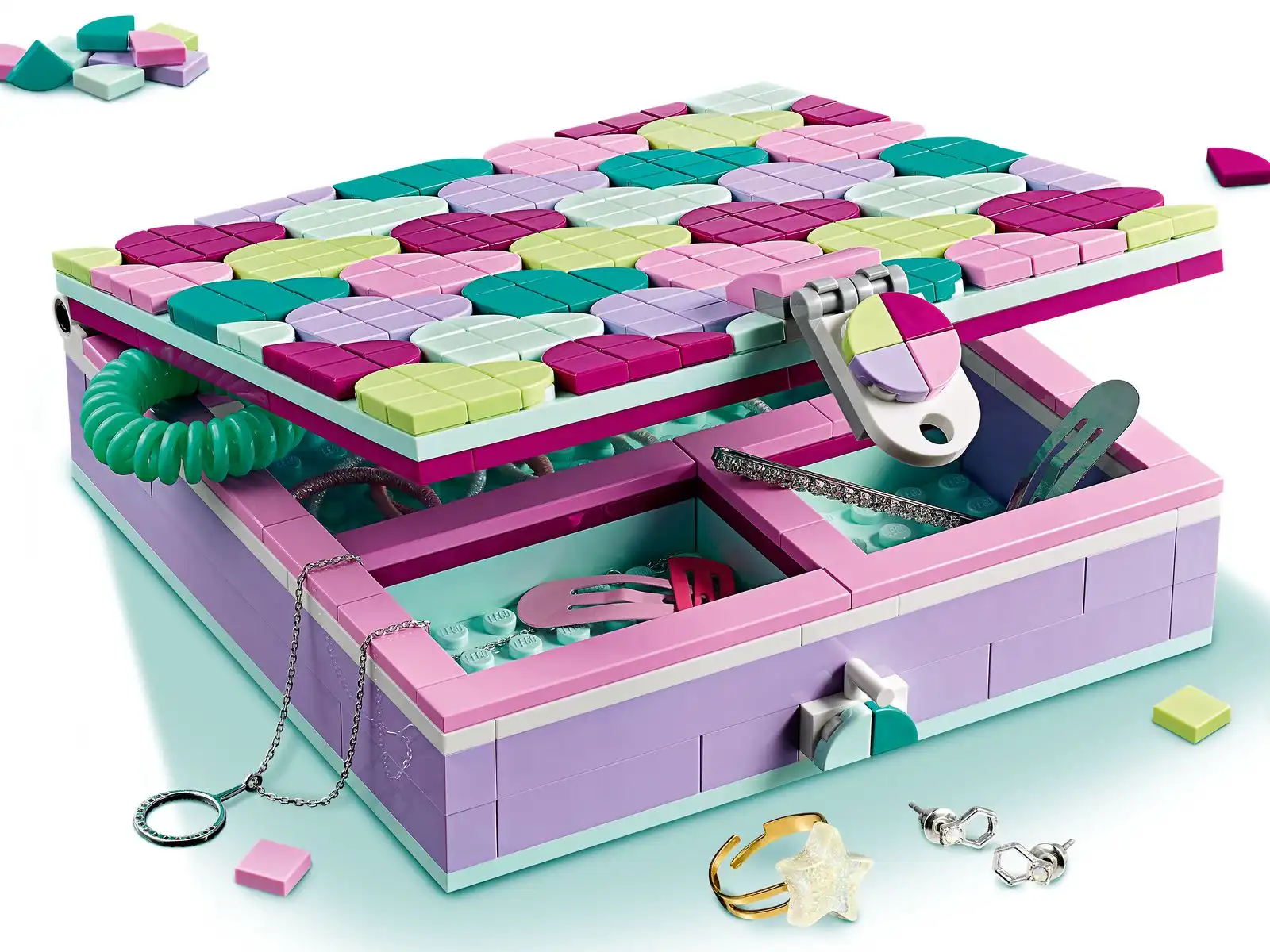 Zdjecie zestawu LEGO 41915 DOTS Szkatułka na biżuterię 4