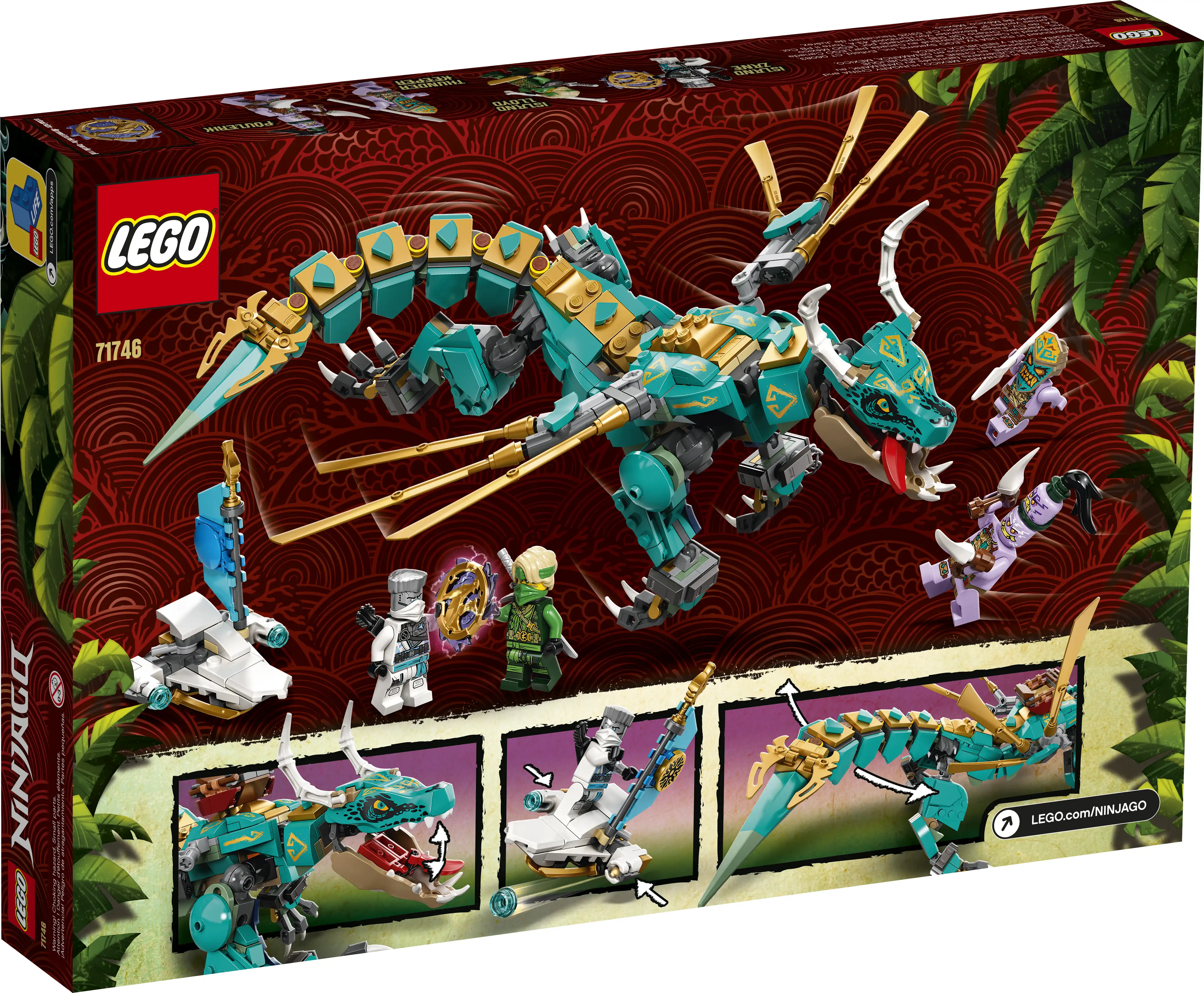 Zdjecie zestawu LEGO 71746 Ninjago Dżunglowy smok 1