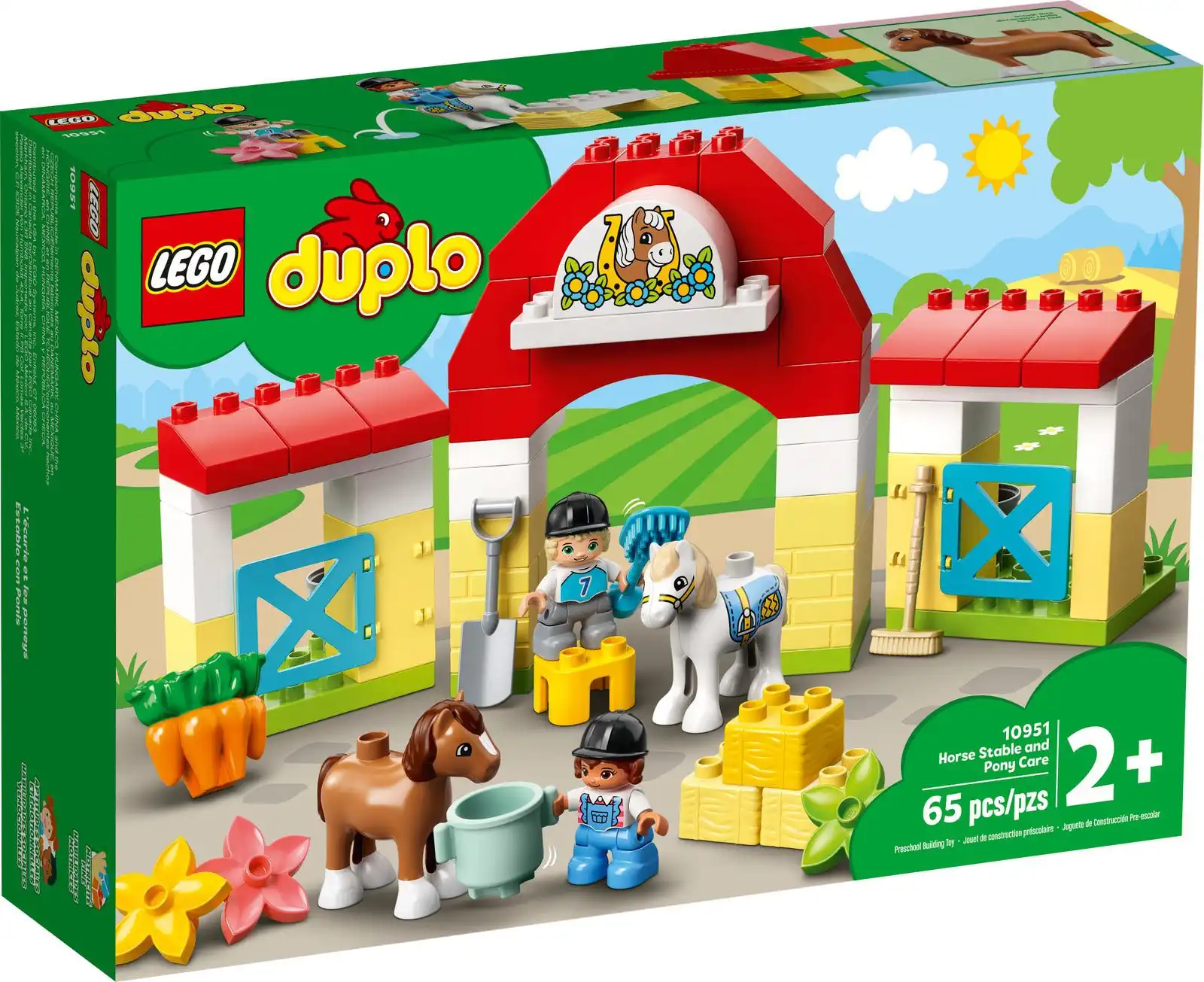 Zdjecie zestawu LEGO 10951 Duplo Stadnina i kucyki 1