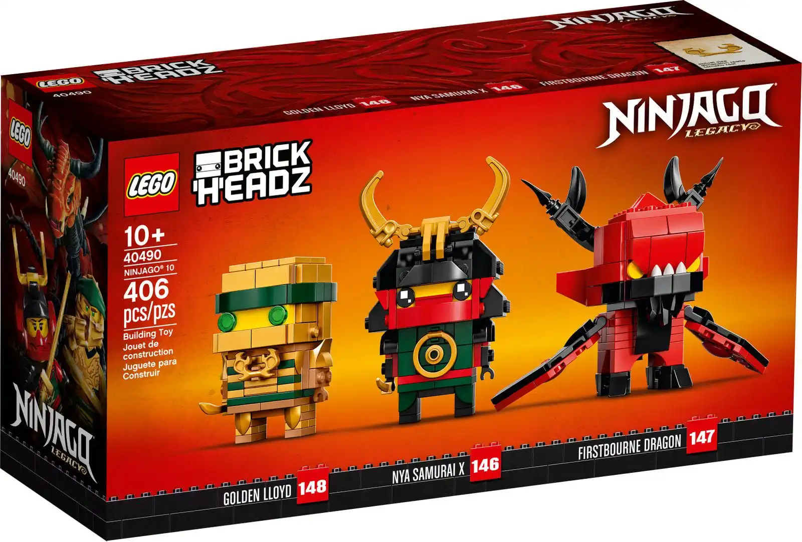 Zdjecie zestawu LEGO 40490 BrickHeadz NINJAGO® 10 2