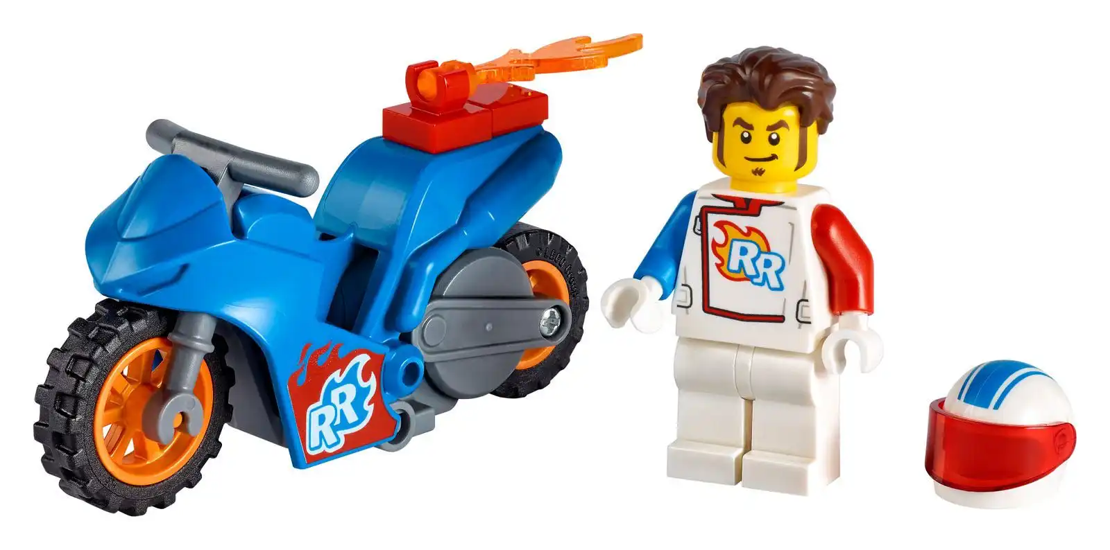 Zdjecie zestawu LEGO 60298 City Rakietowy motocykl kaskaderski 3
