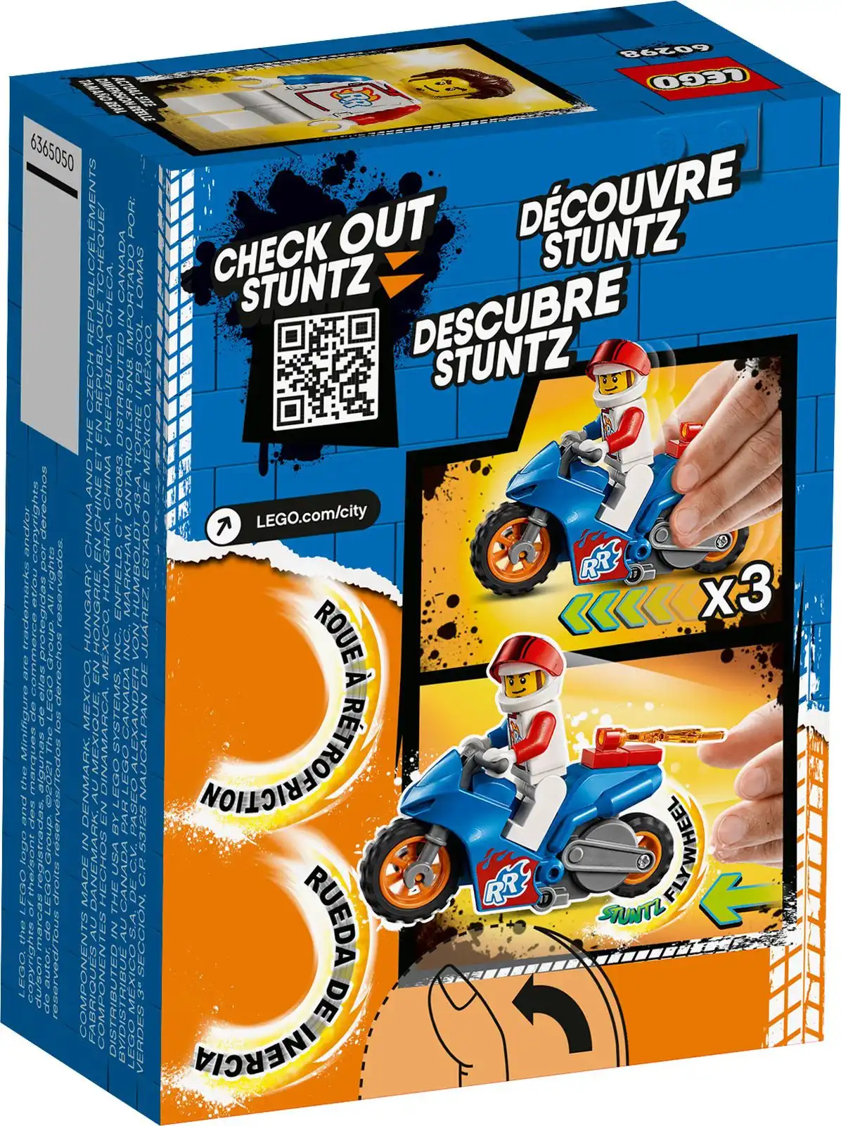 Zdjecie zestawu LEGO 60298 City Rakietowy motocykl kaskaderski 4