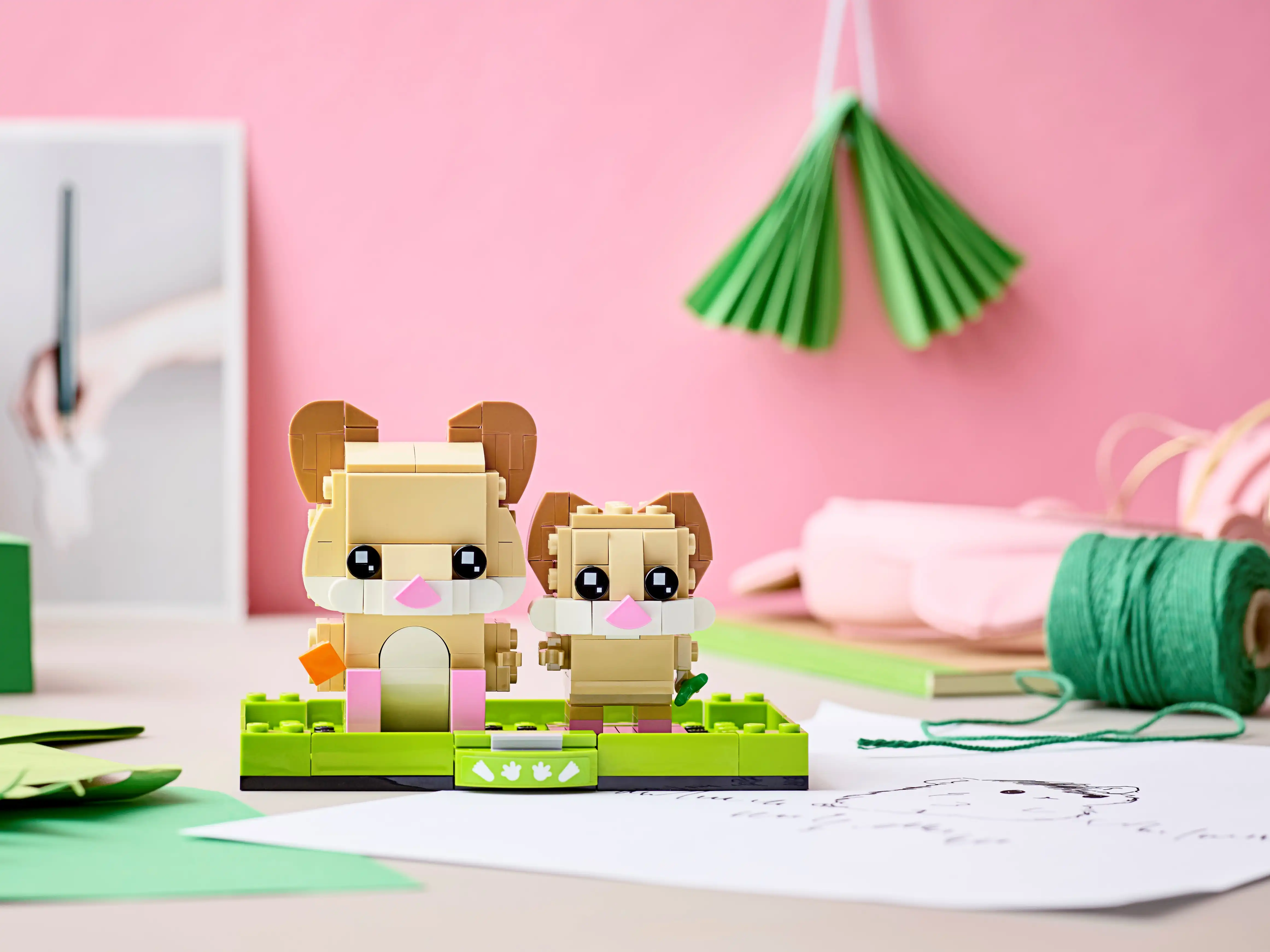 Zdjecie zestawu LEGO 40482 BrickHeadz Chomik 3