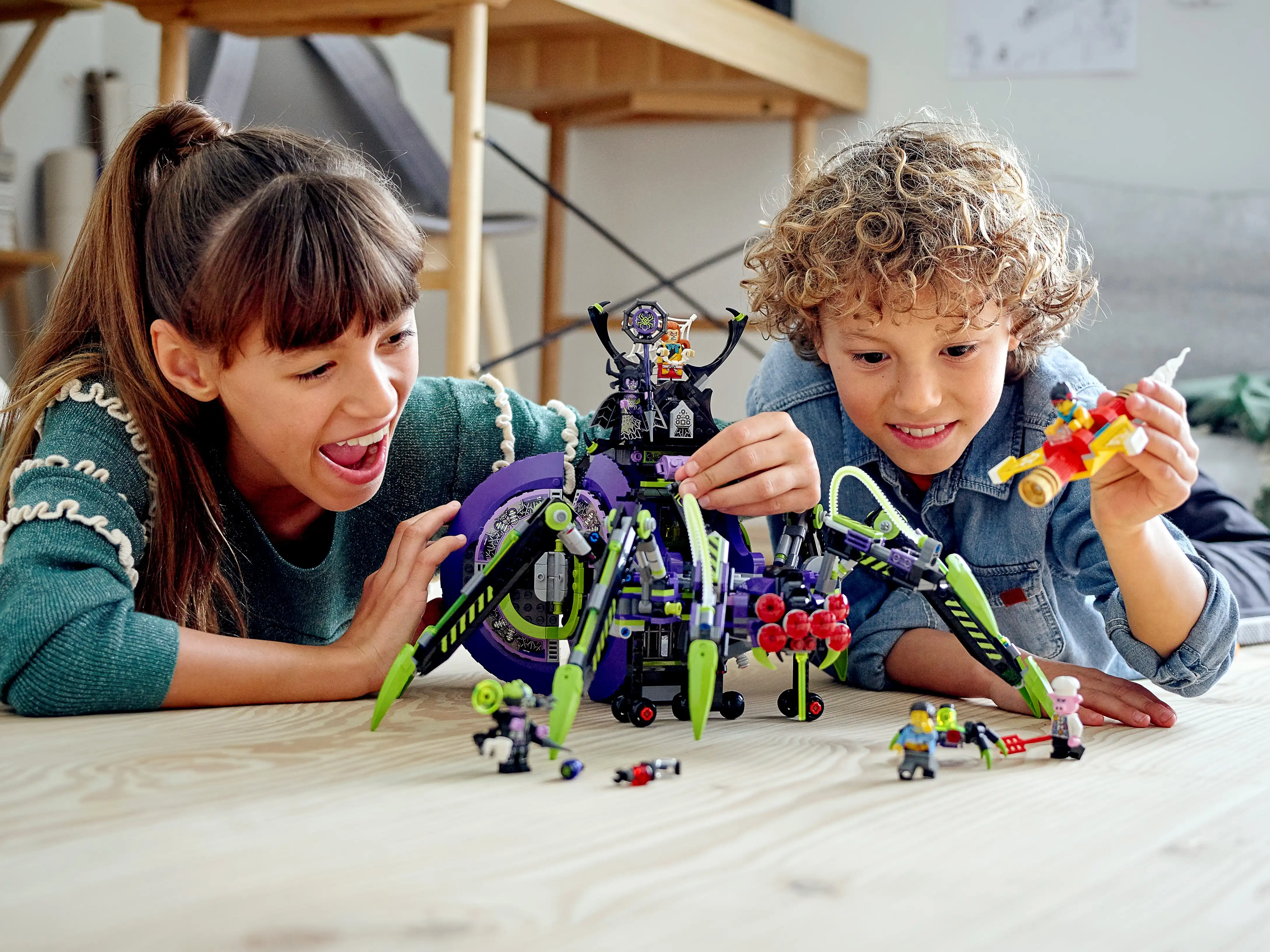 Zdjecie zestawu LEGO 80022 Monkie Kid Baza arachnoidów Spider Queen 3