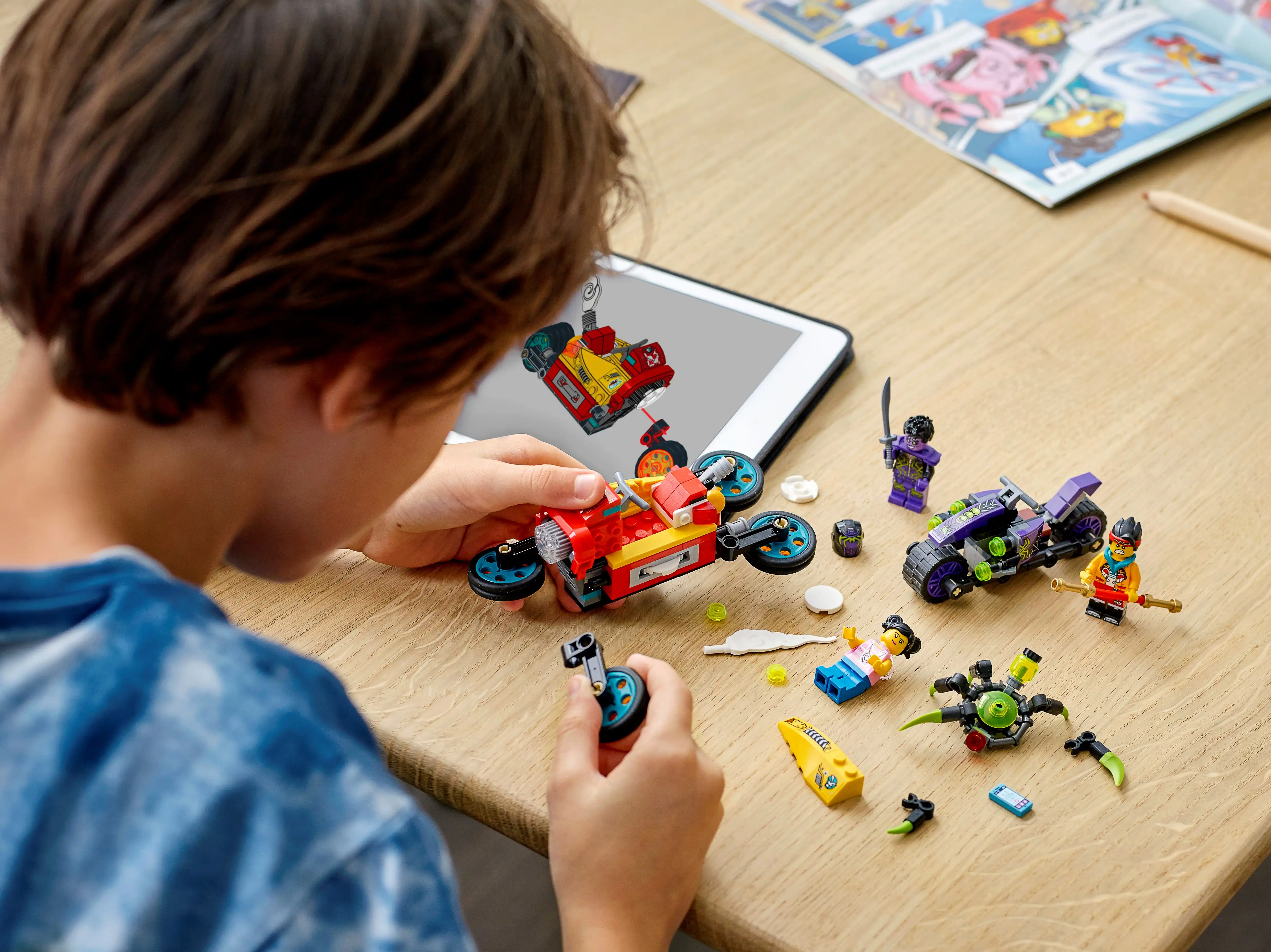 Zdjecie zestawu LEGO 80018 Monkie Kid Podniebny motocykl Monkie Kida 1