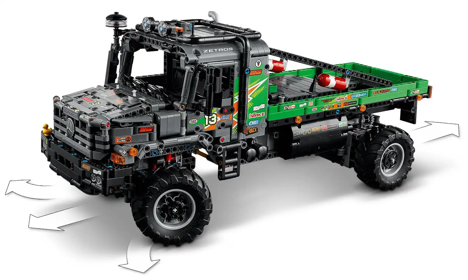 Zdjecie zestawu LEGO 42129 Technic Ciężarówka Mercedes-Benz Zetros z napędem na 4 koła 3