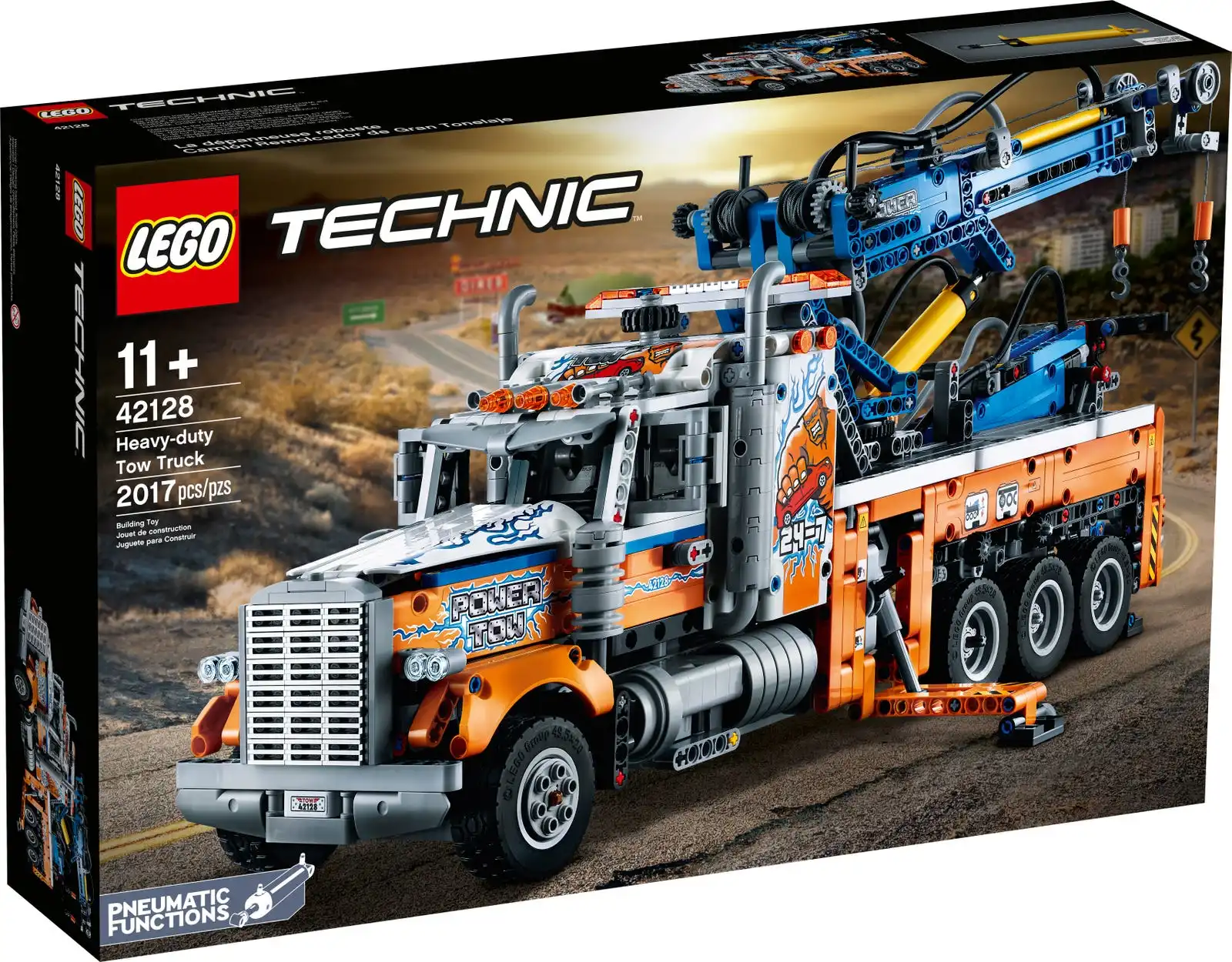 Zdjecie zestawu LEGO 42128 Technic Ciężki samochód pomocy drogowej 1