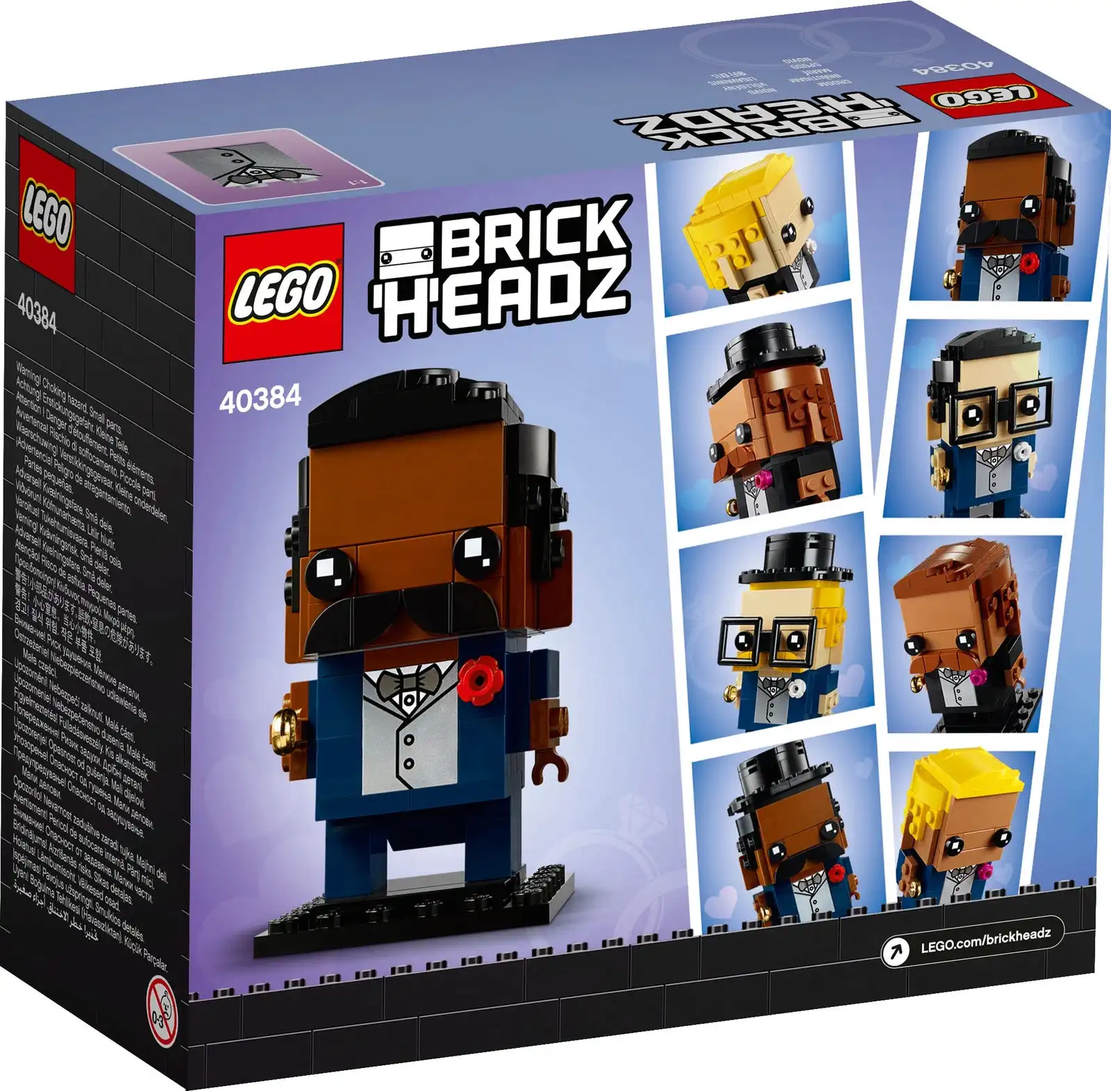 Zdjecie zestawu LEGO 40384 BrickHeadz Pan młody 2