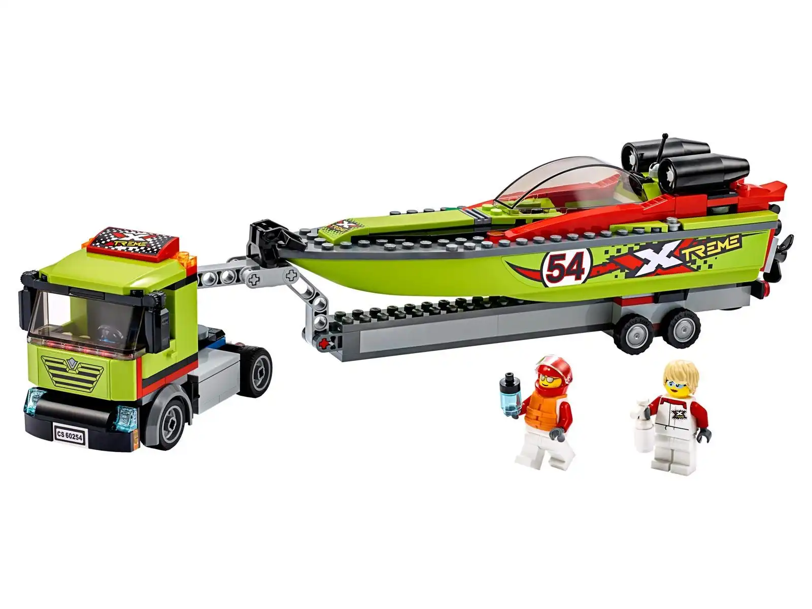Zdjecie zestawu LEGO 60254 City Transporter łodzi wyścigowej 1