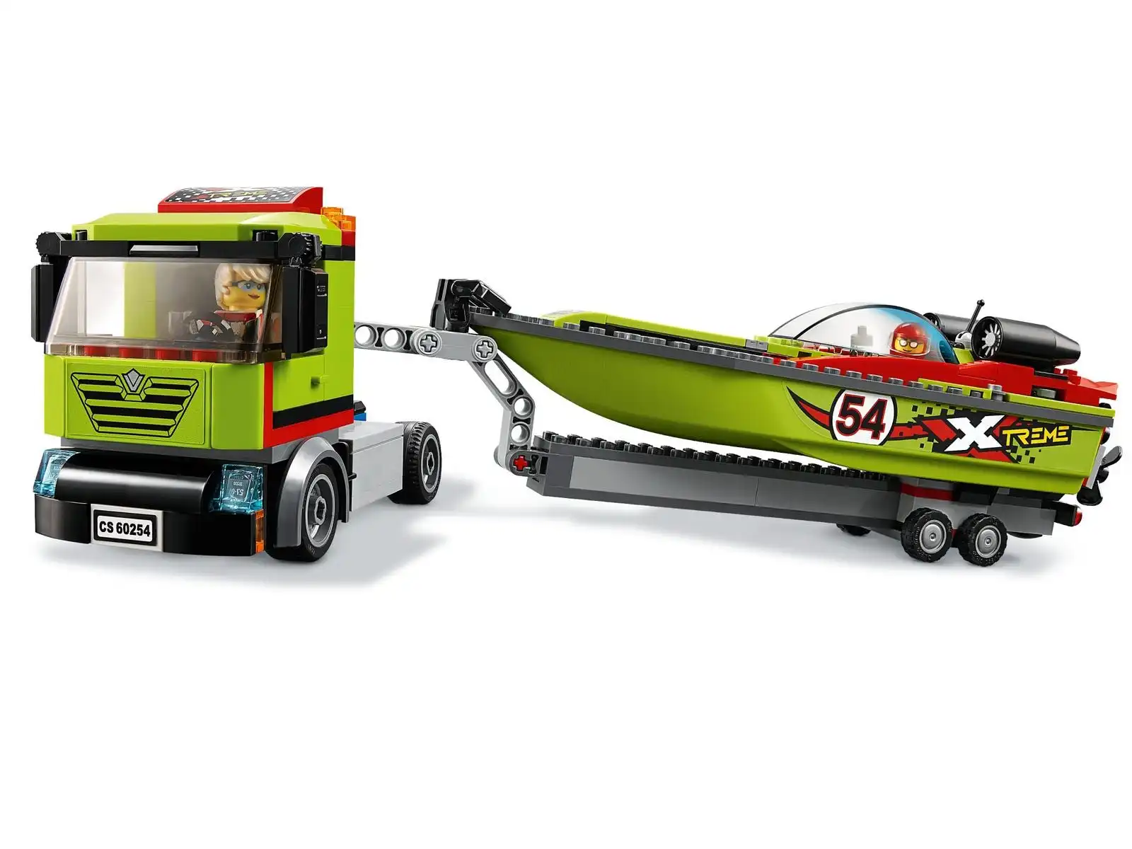 Zdjecie zestawu LEGO 60254 City Transporter łodzi wyścigowej 3