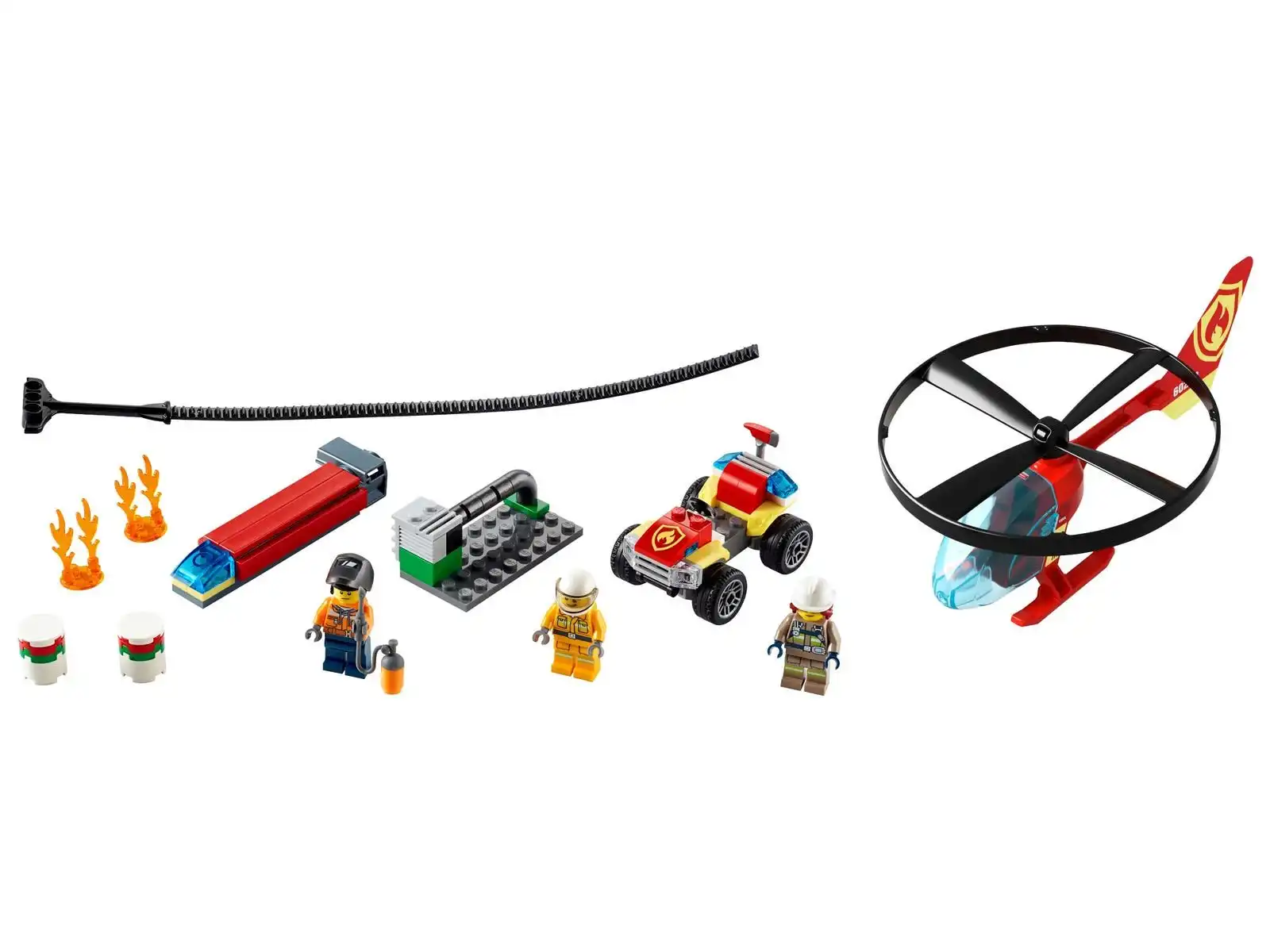 Zdjecie zestawu LEGO 60248 City Helikopter strażacki leci na ratunek 1