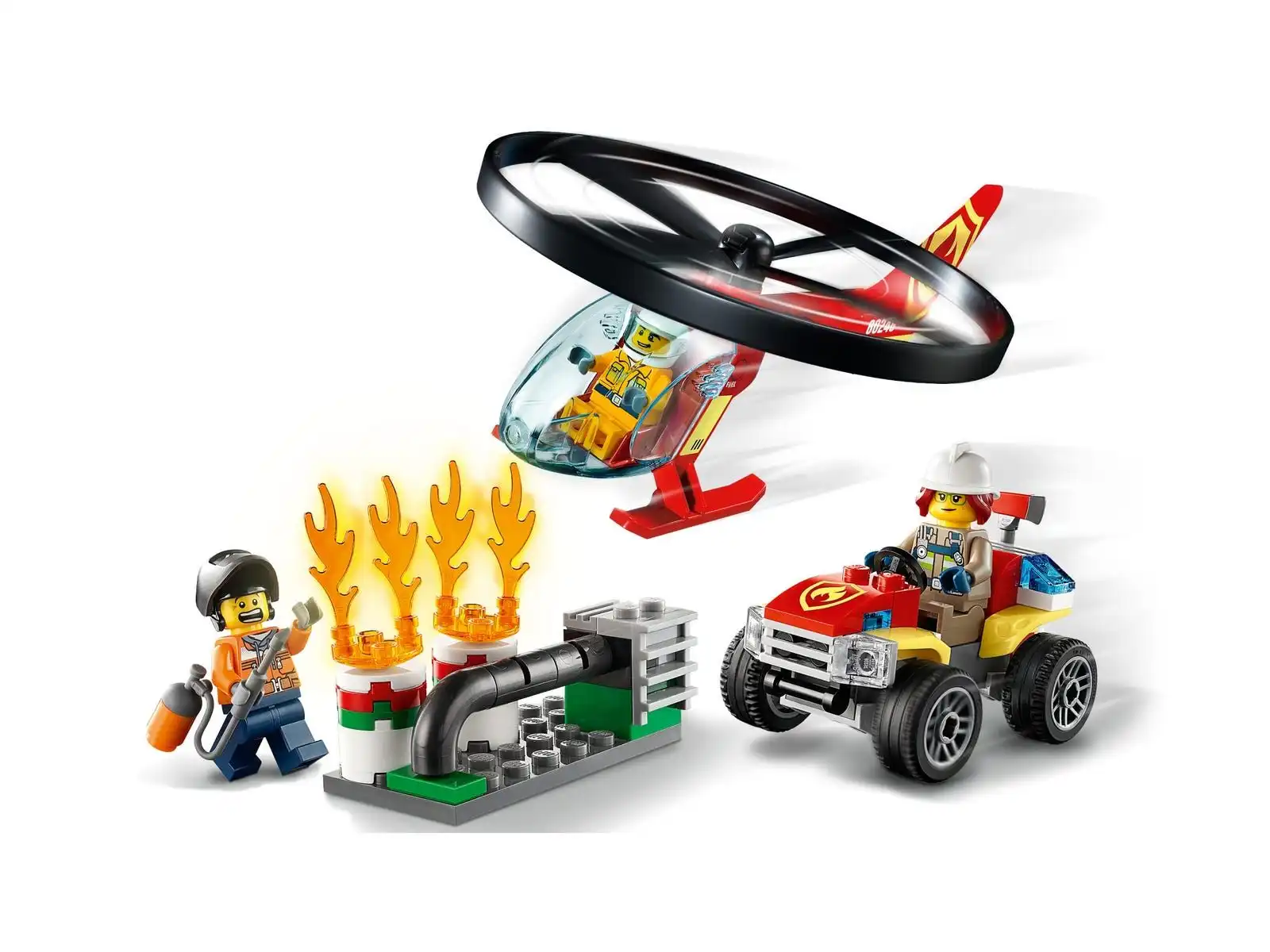 Zdjecie zestawu LEGO 60248 City Helikopter strażacki leci na ratunek 2