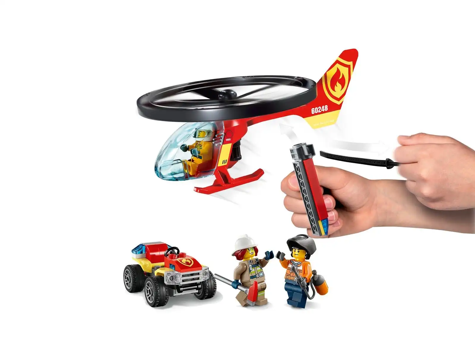 Zdjecie zestawu LEGO 60248 City Helikopter strażacki leci na ratunek 3