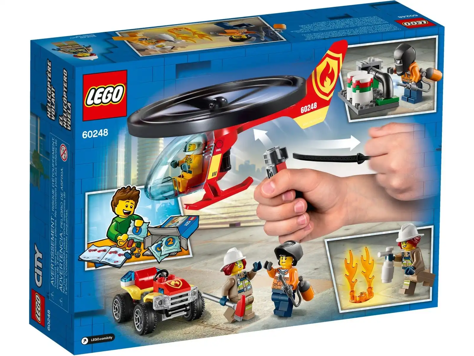 Zdjecie zestawu LEGO 60248 City Helikopter strażacki leci na ratunek 4
