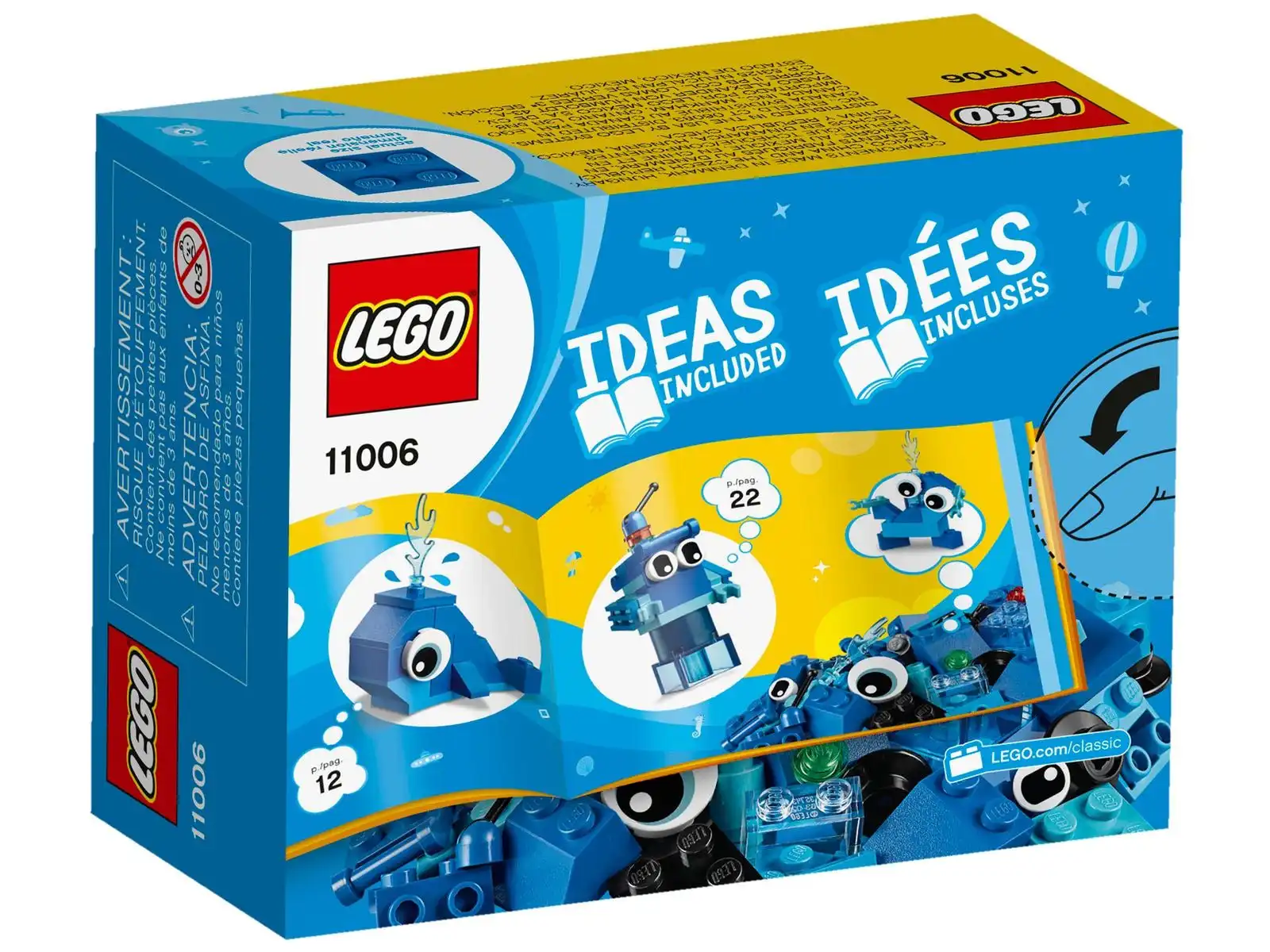 Zdjecie zestawu LEGO 11006 Classic Niebieskie klocki kreatywne 4