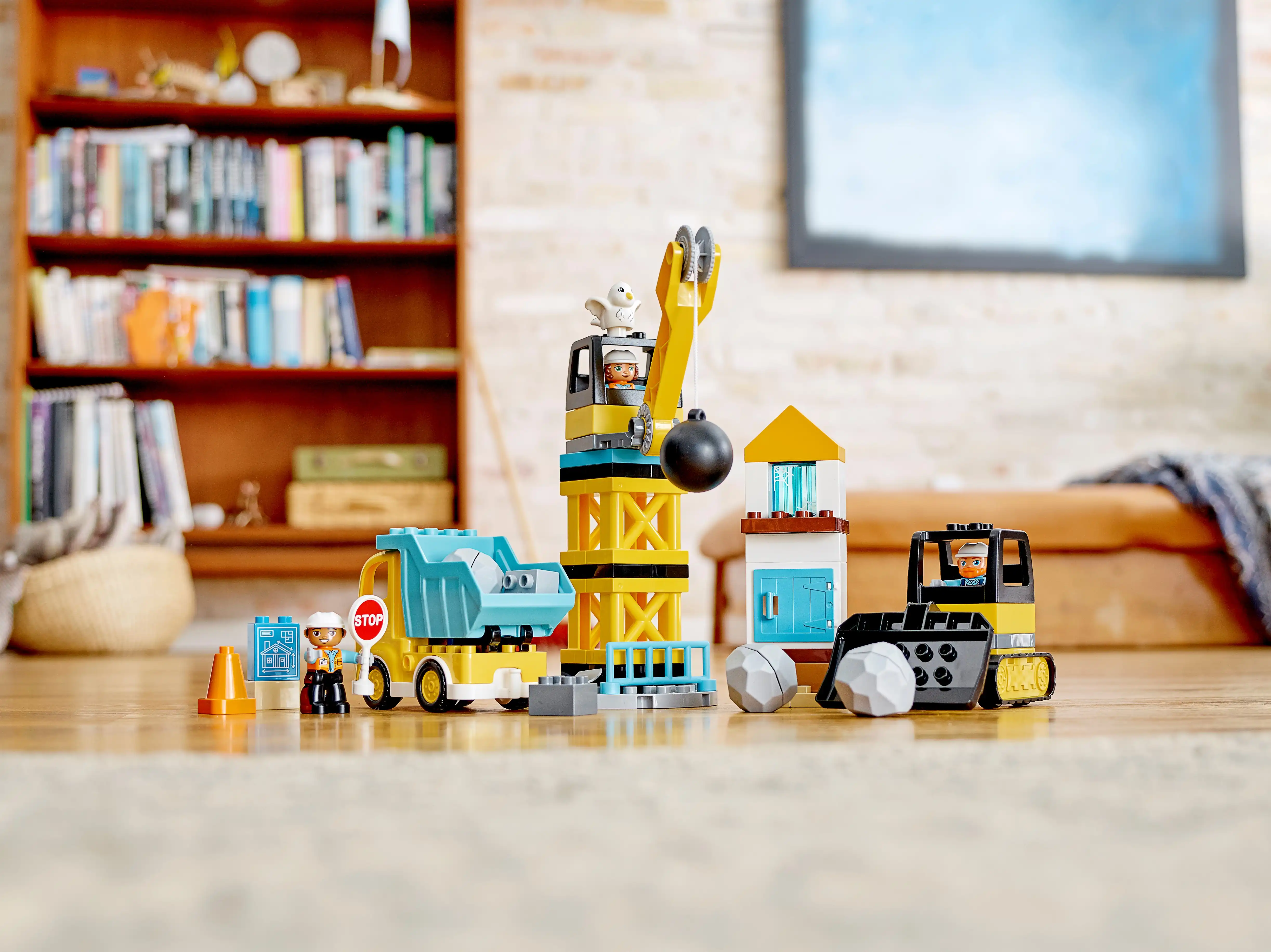 Zdjecie zestawu LEGO 10932 Duplo Rozbiórka kulą wyburzeniową 1