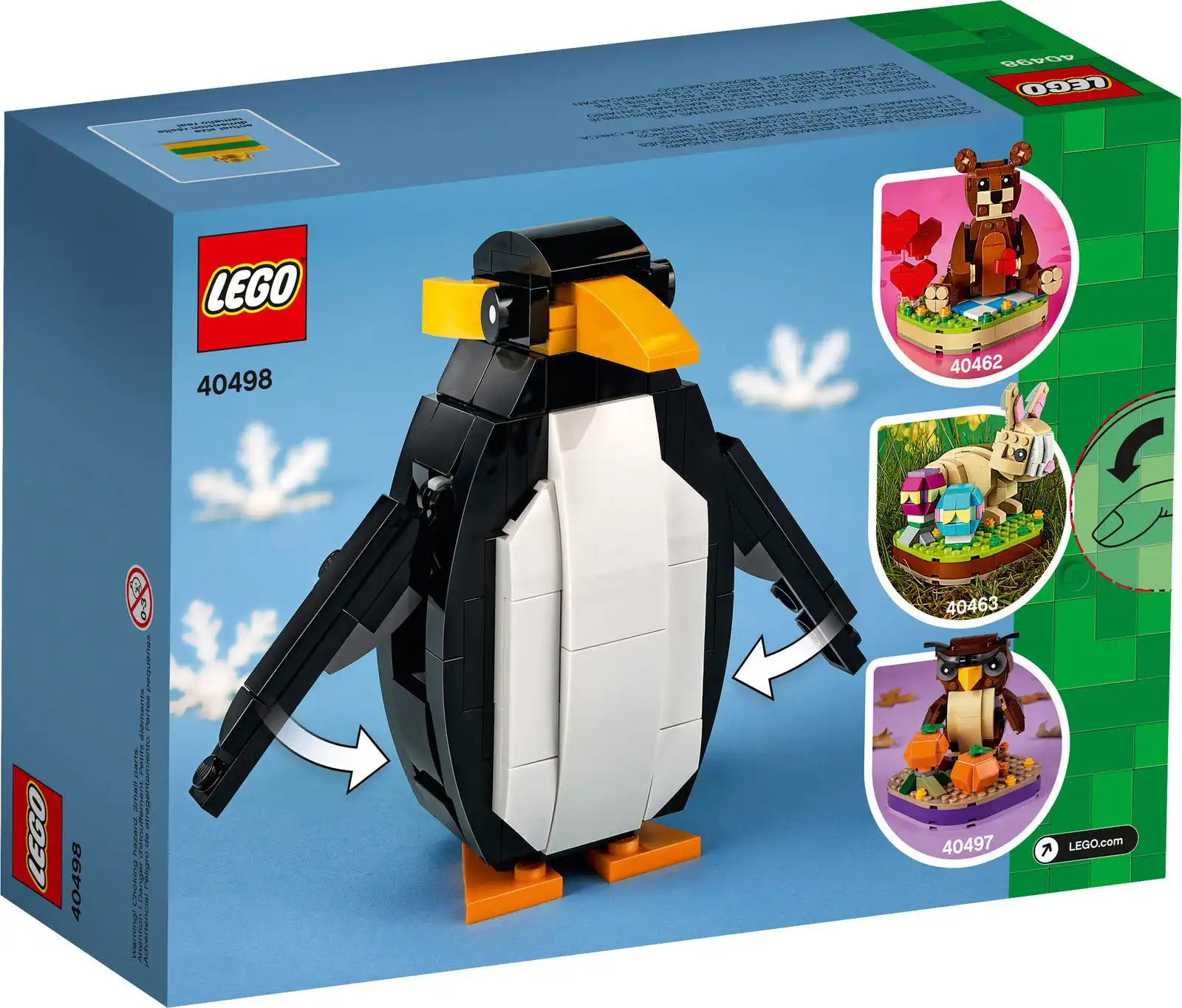 Zdjecie zestawu LEGO 40498  Bożonarodzeniowy pingwin 2