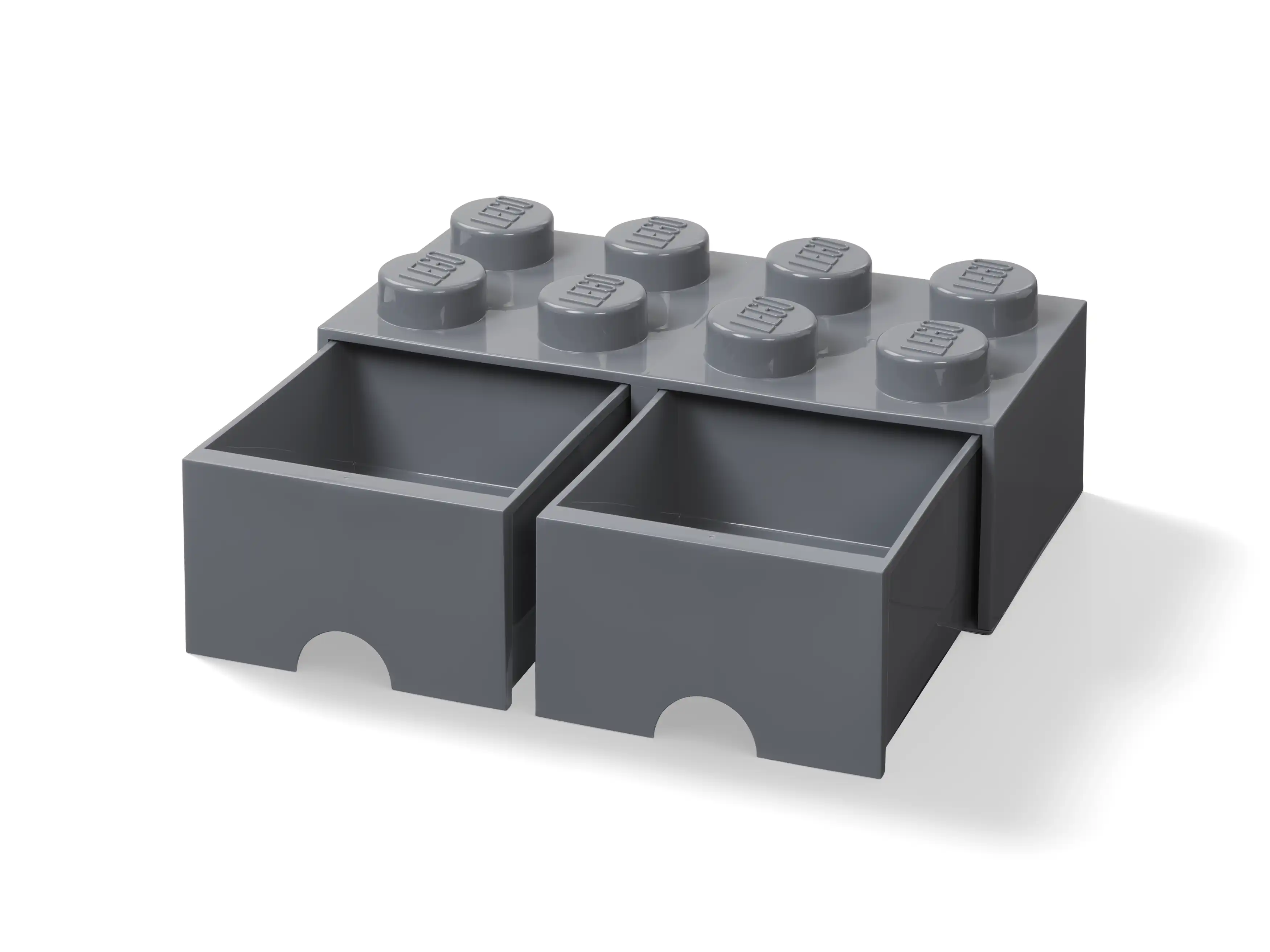 Zdjecie zestawu LEGO 5006329  Pudełko z szufladą w kształcie ciemnoszarego klocka z 8 wypustkami 2