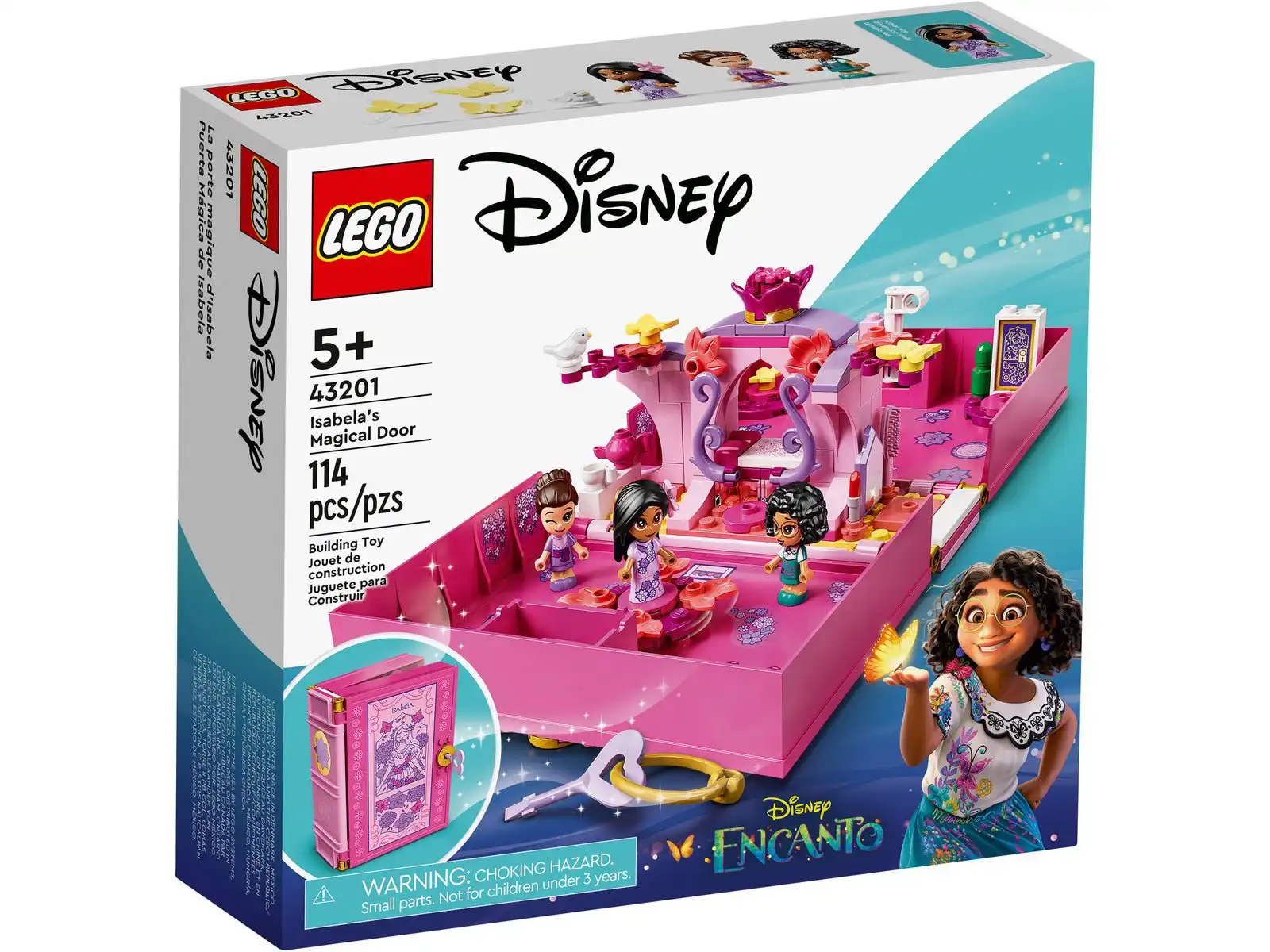 Zdjecie zestawu LEGO 43201 Disney Magiczne drzwi Isabeli 1