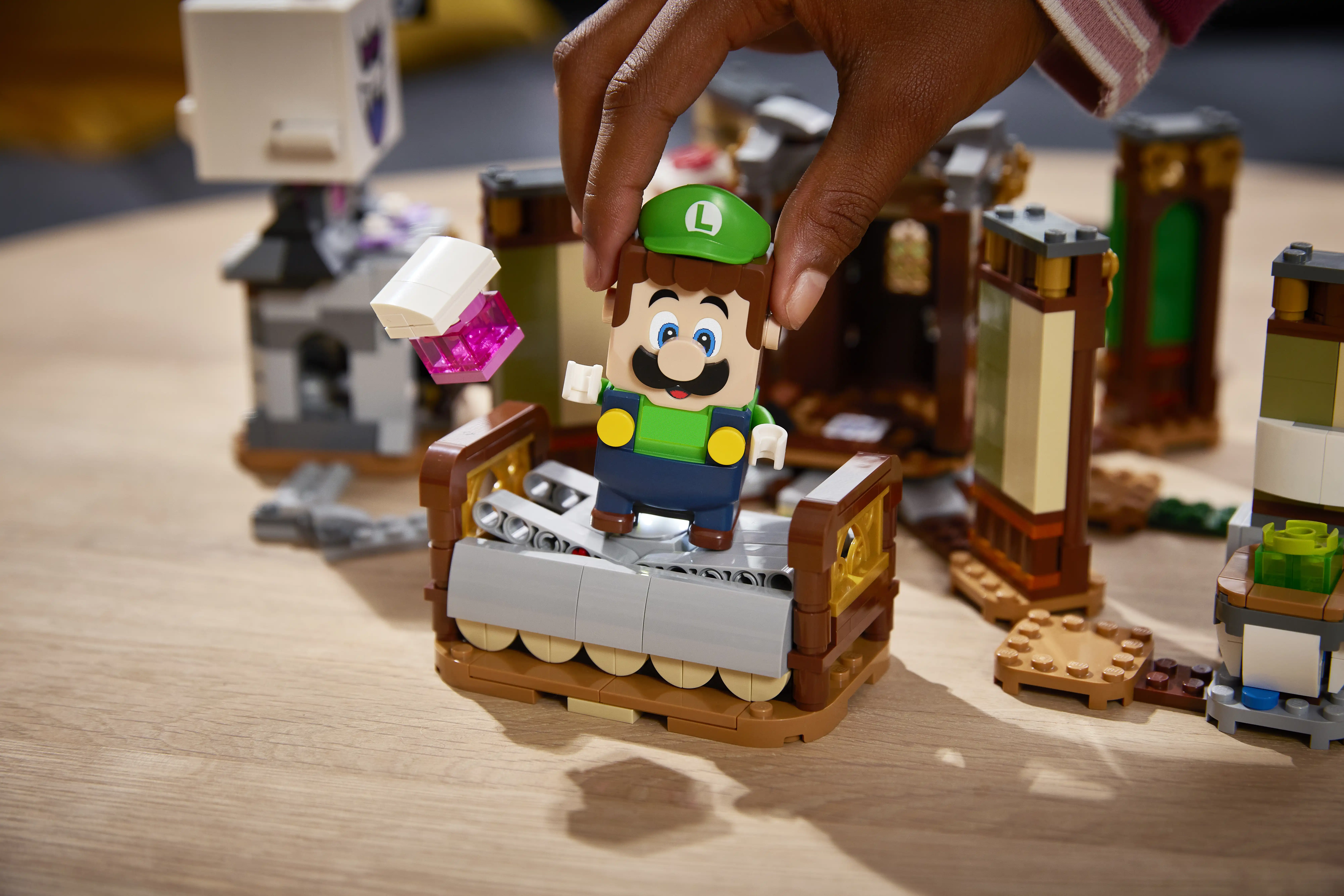 Zdjecie zestawu LEGO 71401 Super Mario Zestaw rozszerzający Zabawa w straszonego w rezydencji Luigiego™ 1