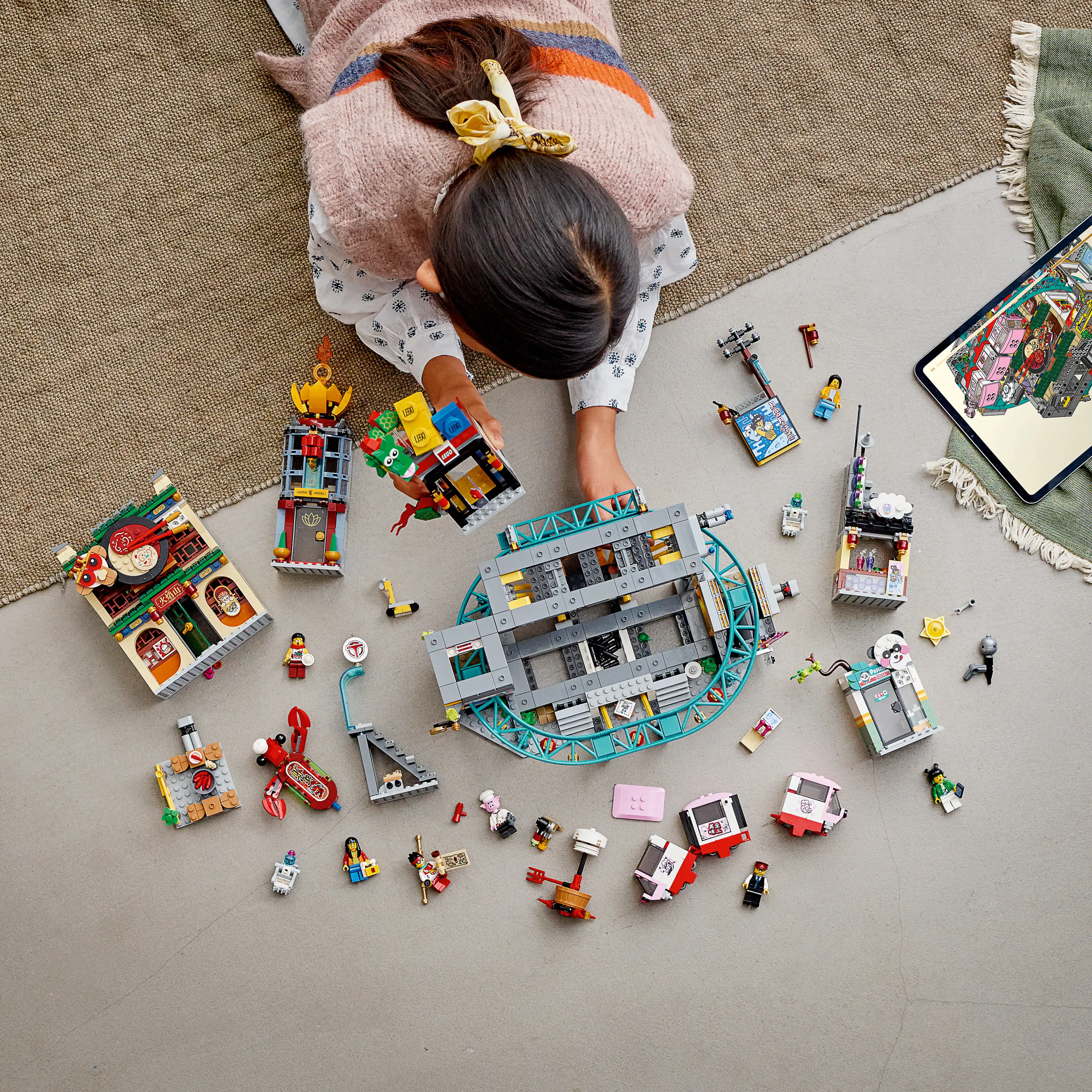 Zdjecie zestawu LEGO 80036 Monkie Kid Miasto Latarni 3