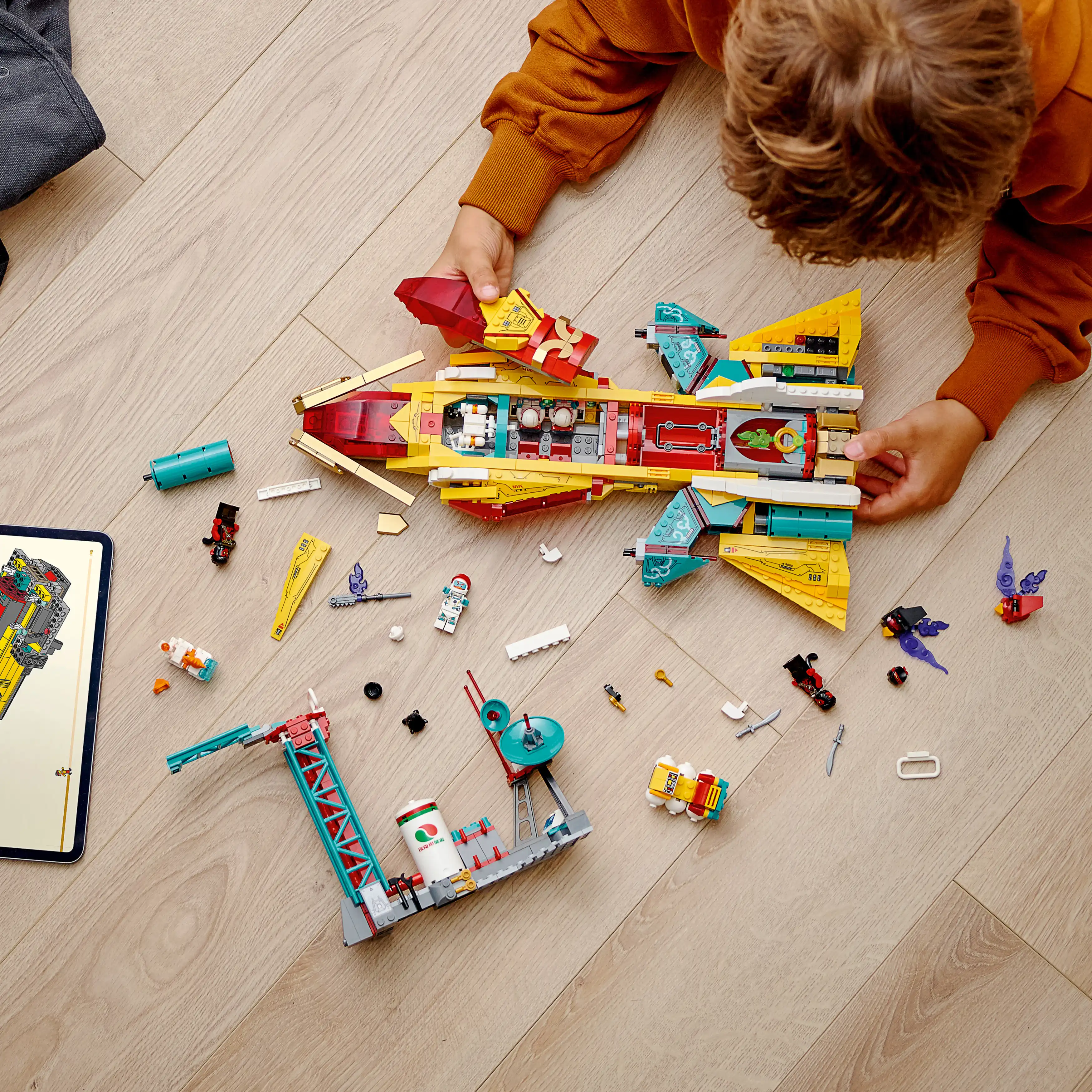 Zdjecie zestawu LEGO 80035 Monkie Kid Galaktyczny Odkrywca Monkie Kida 1