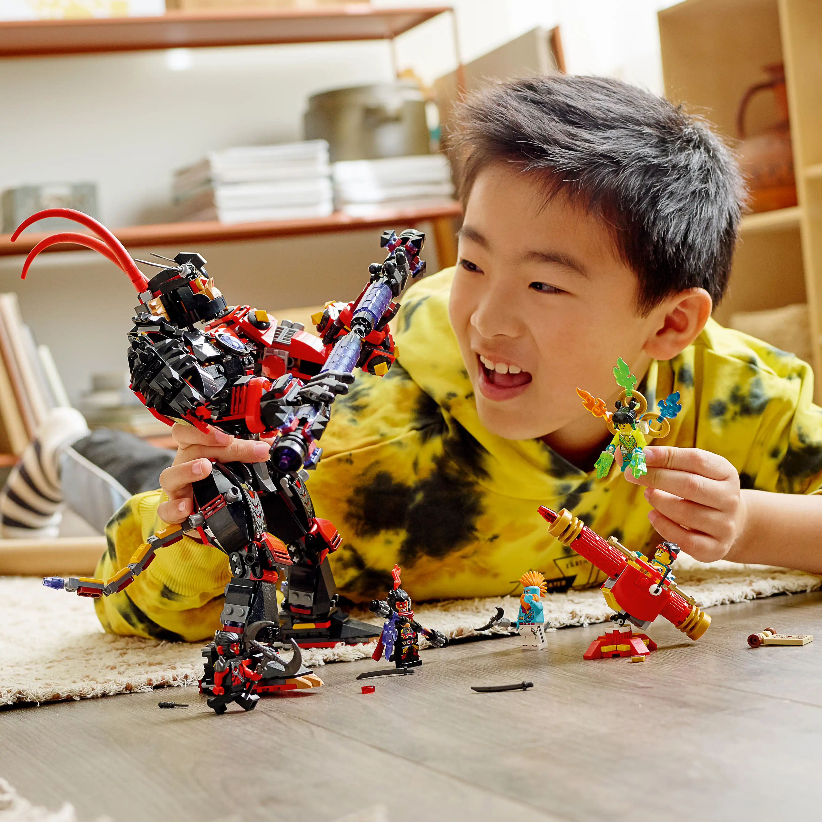 Zdjecie zestawu LEGO 80033 Monkie Kid Mech Evil Macaque’a 1