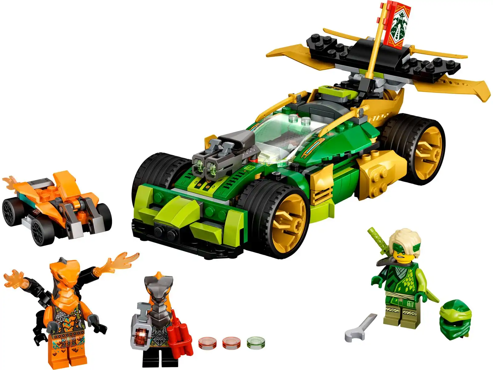 Zdjecie zestawu LEGO 71763 Ninjago Samochód wyścigowy Lloyda EVO 1