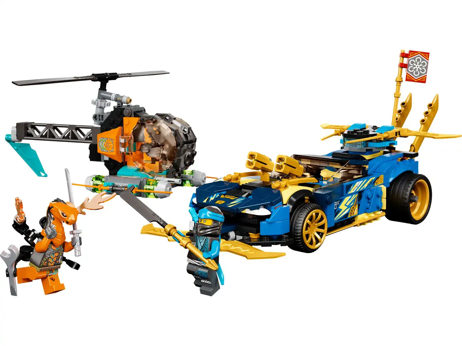 Zdjecie zestawu LEGO 71776 Ninjago Wyścigówka EVO Jaya i Nyi 2