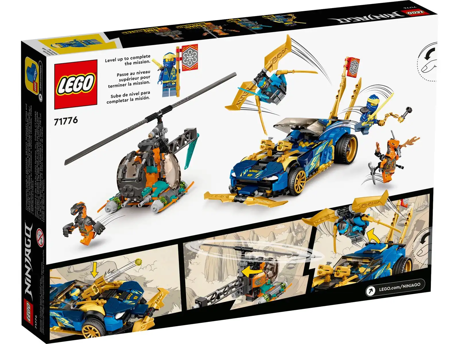 Zdjecie zestawu LEGO 71776 Ninjago Wyścigówka EVO Jaya i Nyi 3