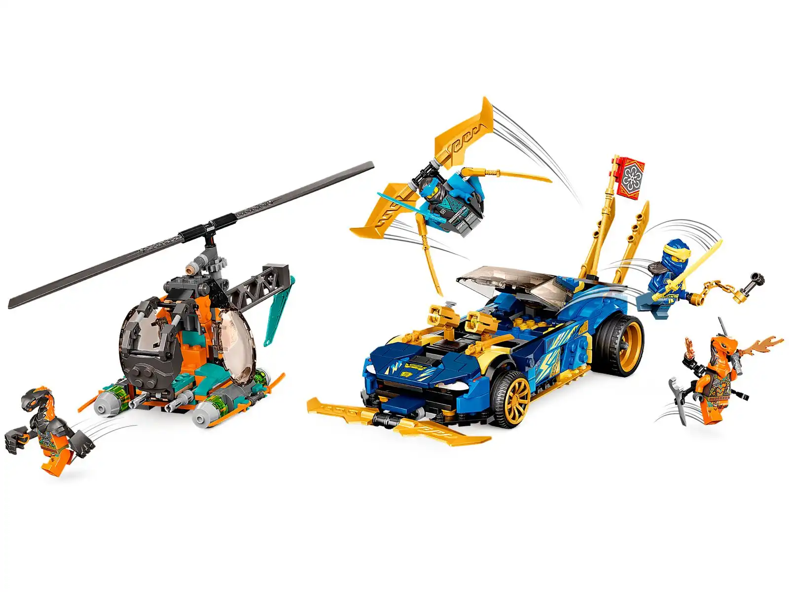 Zdjecie zestawu LEGO 71776 Ninjago Wyścigówka EVO Jaya i Nyi 4