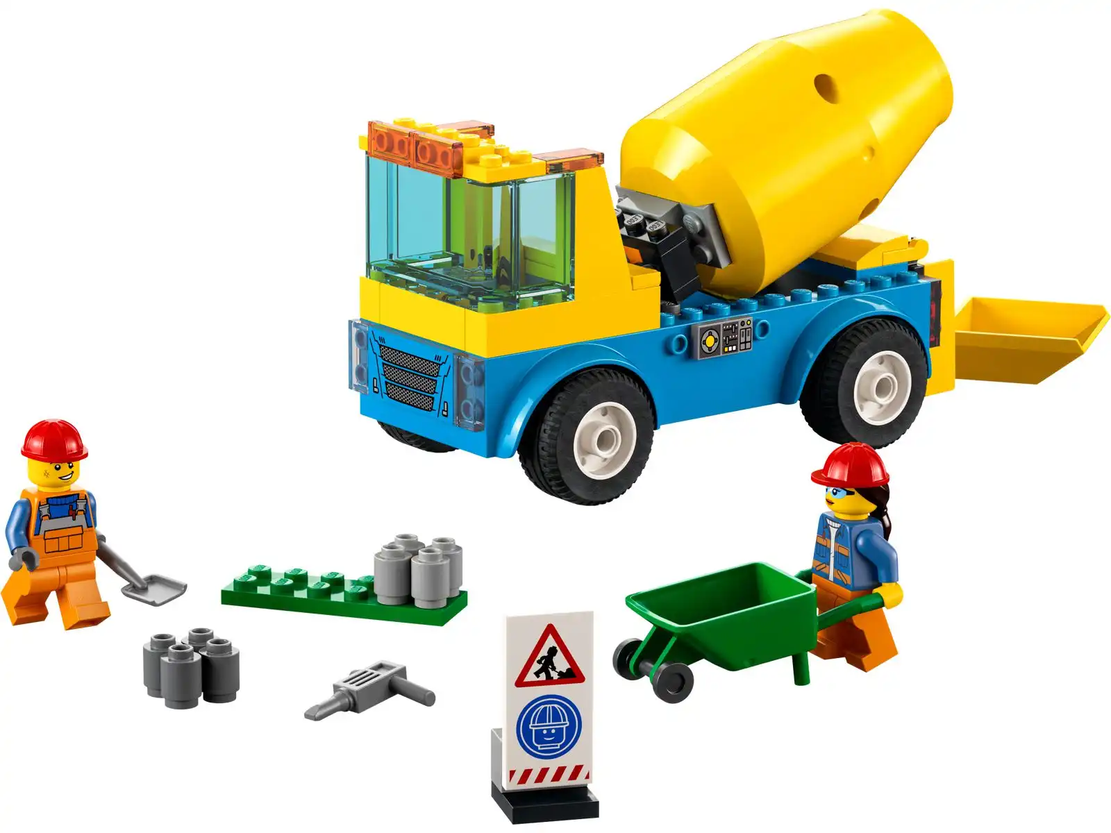 Zdjecie zestawu LEGO 60325 City Ciężarówka z betoniarką 1