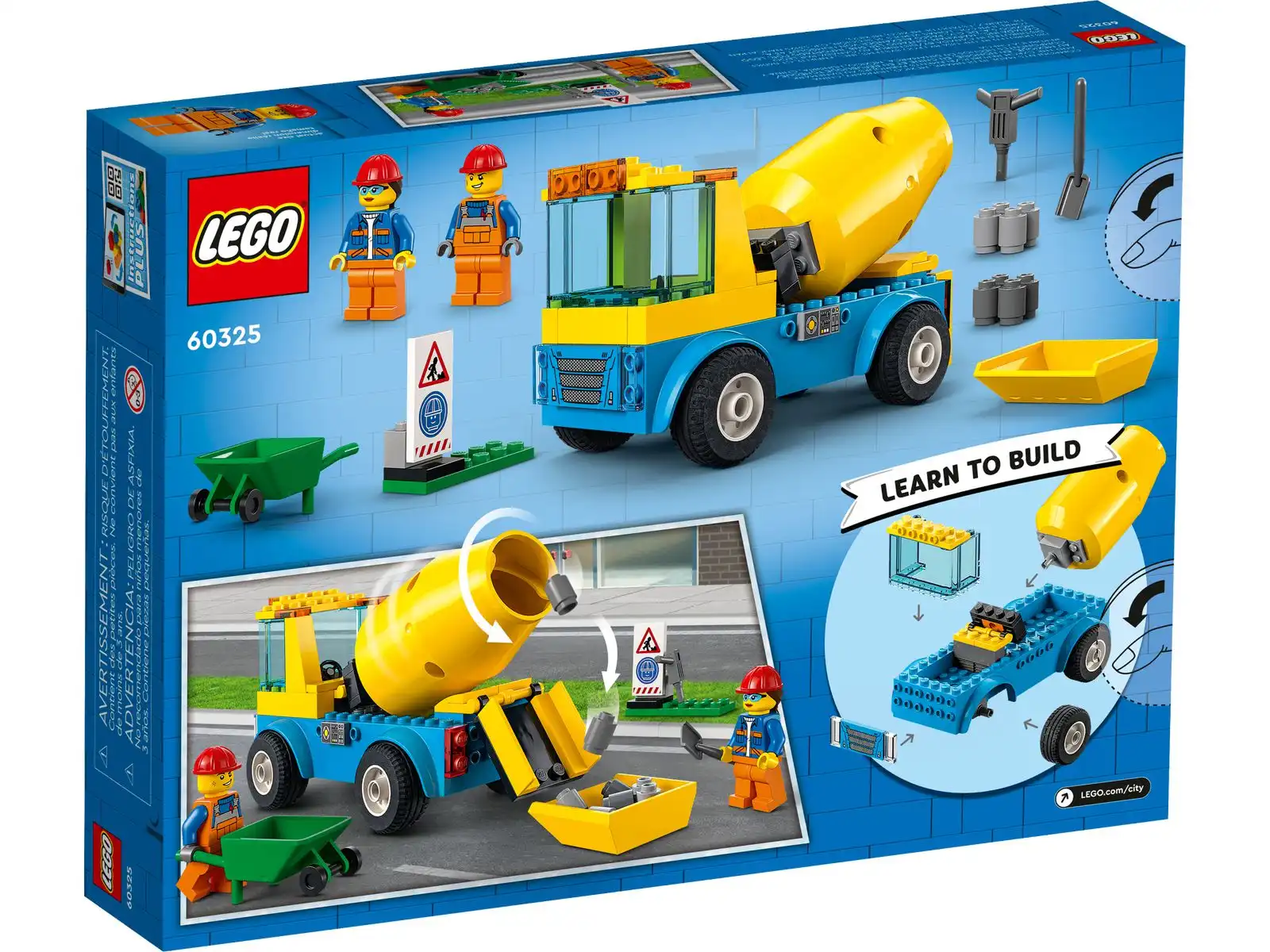Zdjecie zestawu LEGO 60325 City Ciężarówka z betoniarką 2
