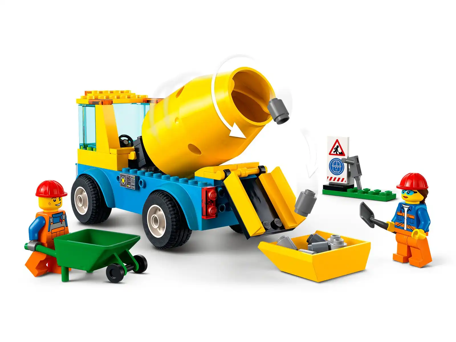 Zdjecie zestawu LEGO 60325 City Ciężarówka z betoniarką 3