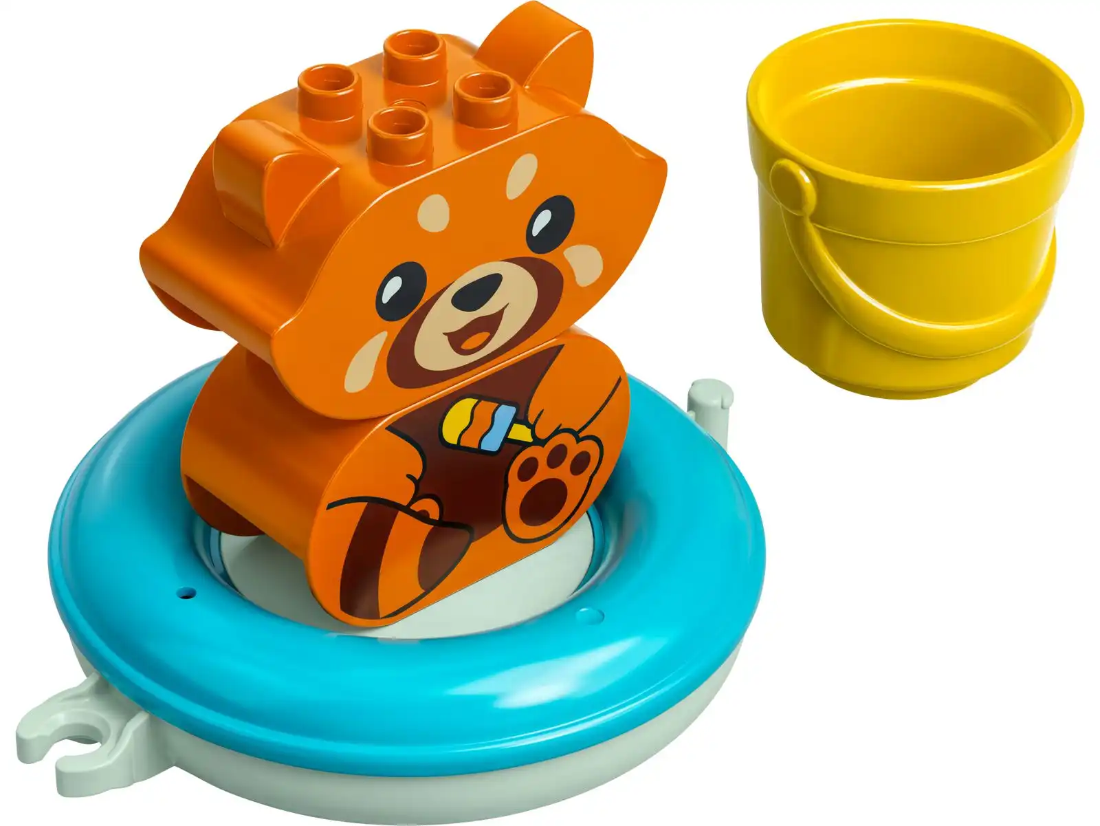 Zdjecie zestawu LEGO 10964 Duplo Zabawa w kąpieli: pływająca czerwona panda 1