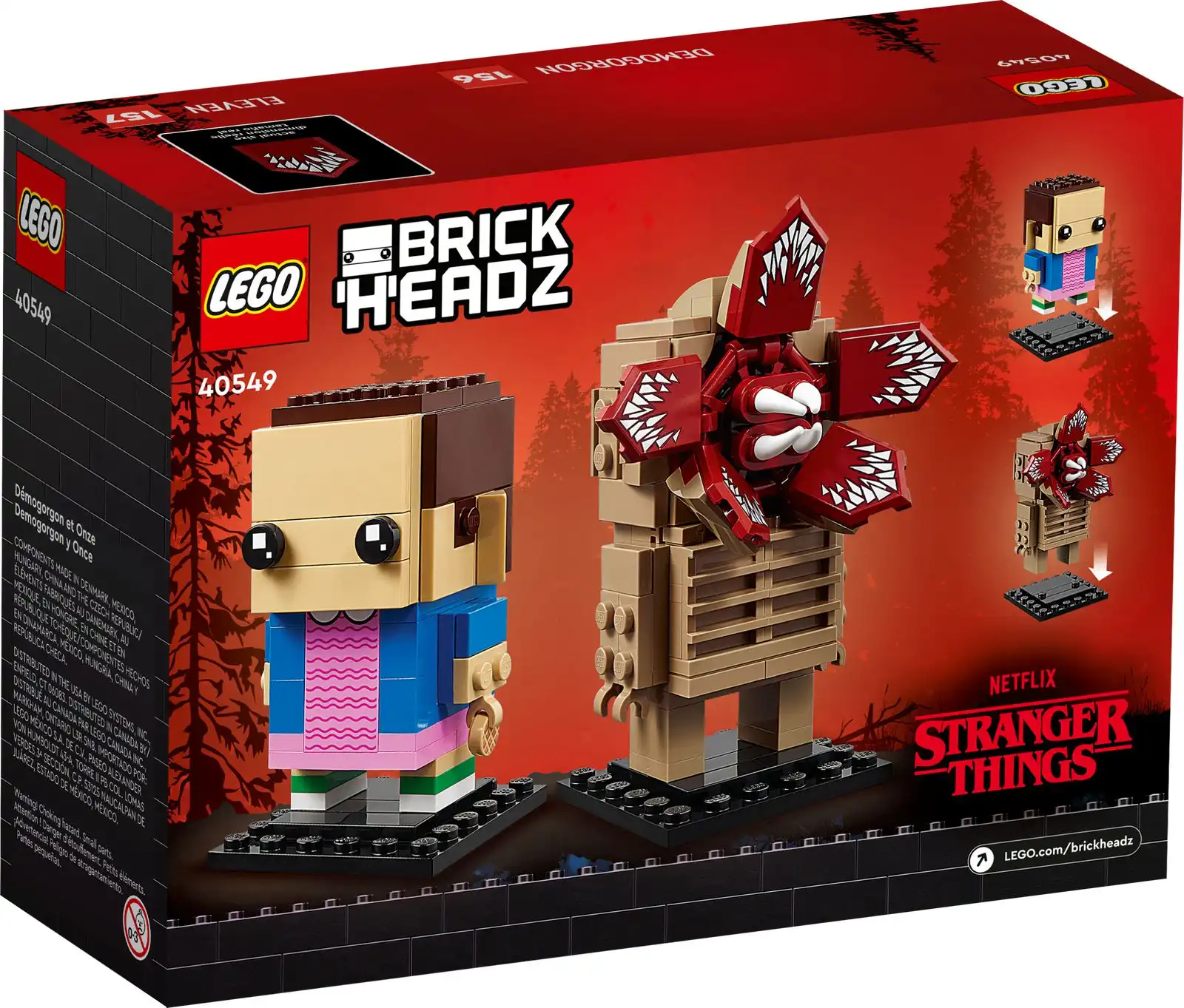 Zdjecie zestawu LEGO 40549 Stranger Things Demogorgon i Jedenastka 2