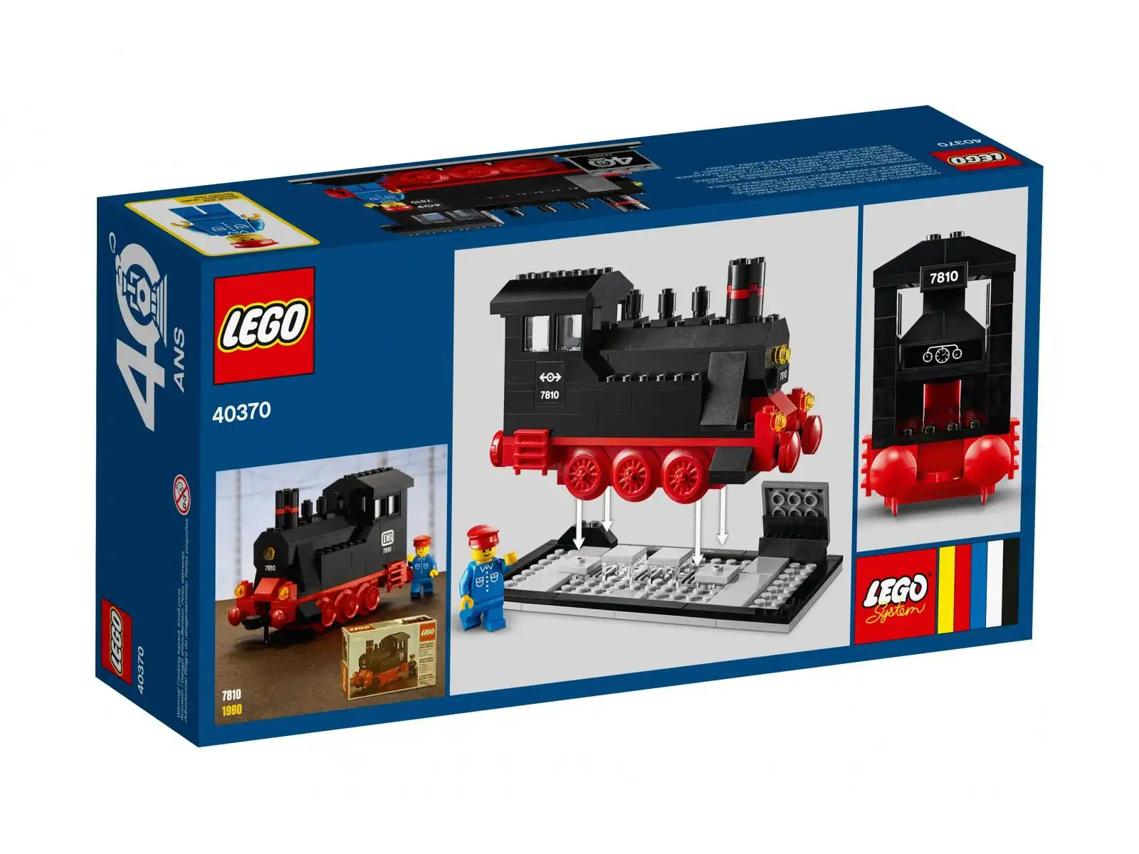 Zdjecie zestawu LEGO 40370  Zestaw z okazji 40-lecia projektu Pociągi LEGO® 2