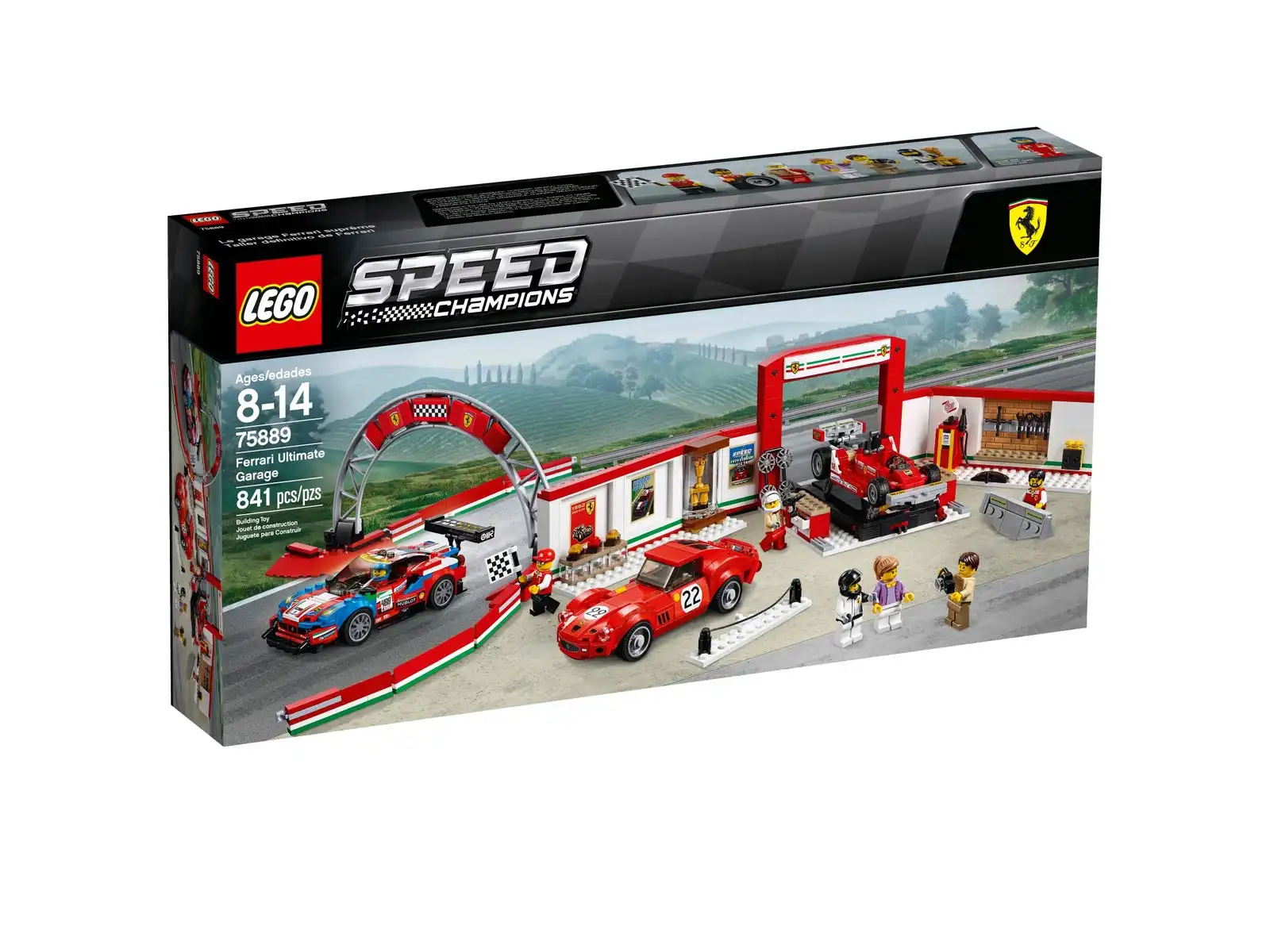 Zdjecie zestawu LEGO 75889 Speed Champions Rewelacyjny warsztat Ferrari 1