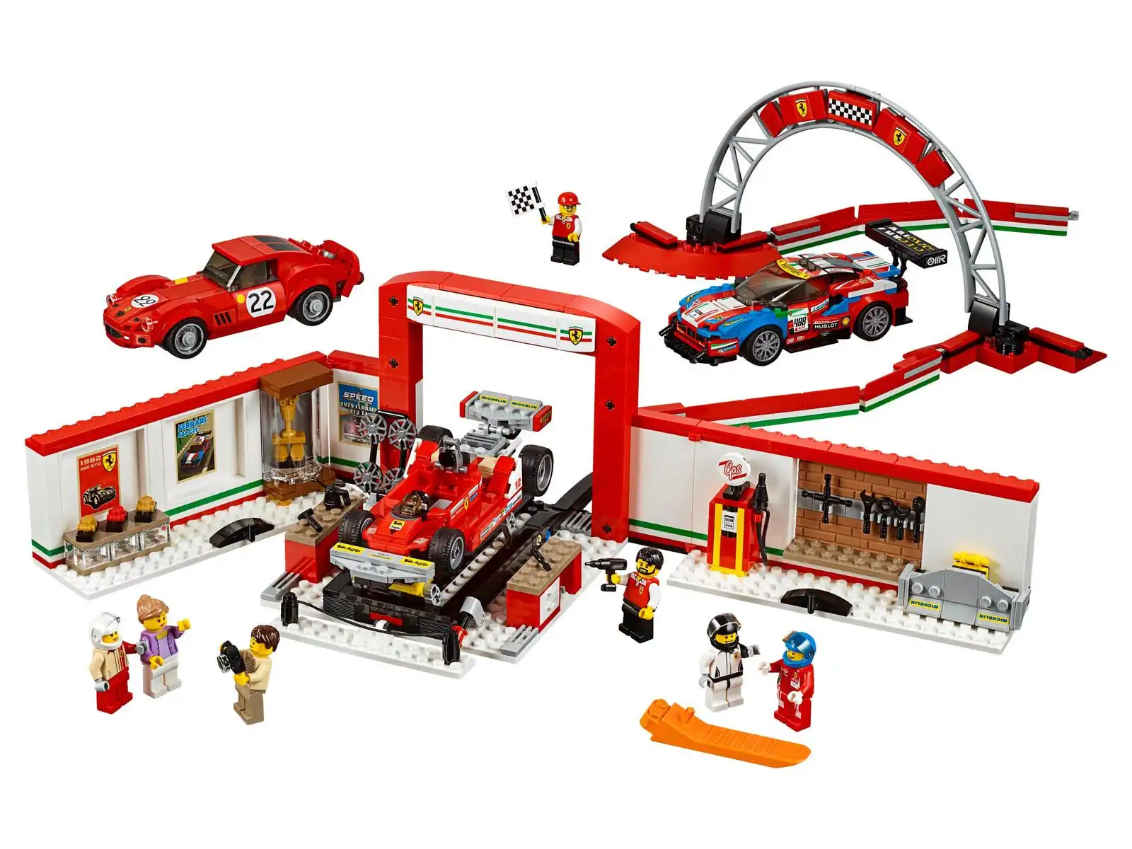 Zdjecie zestawu LEGO 75889 Speed Champions Rewelacyjny warsztat Ferrari 3