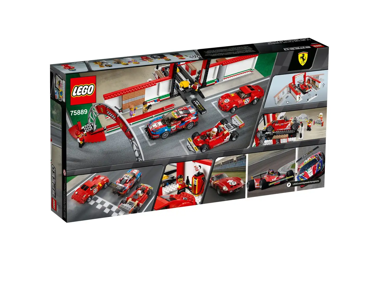 Zdjecie zestawu LEGO 75889 Speed Champions Rewelacyjny warsztat Ferrari 4