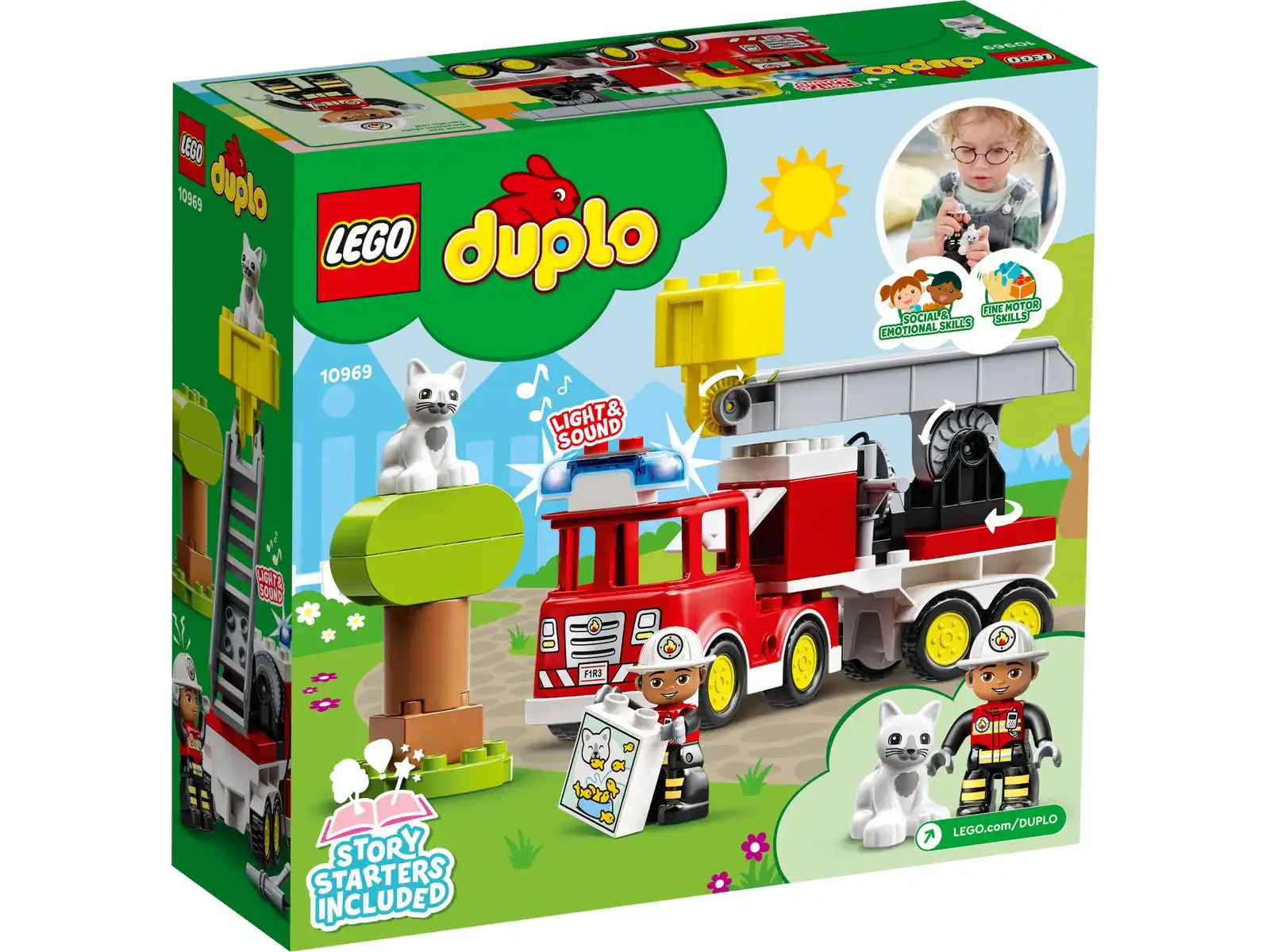 Zdjecie zestawu LEGO 10969 Duplo Wóz strażacki 2