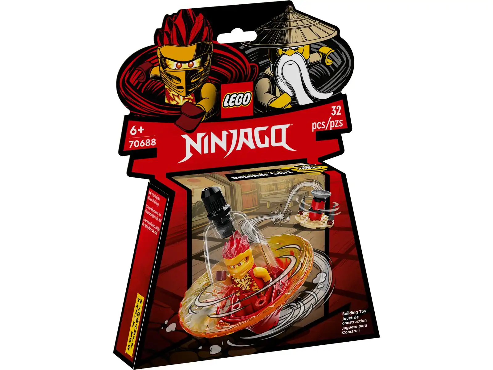 Zdjecie zestawu LEGO 70688 Ninjago Szkolenie wojownika Spinjitzu Kaia 1