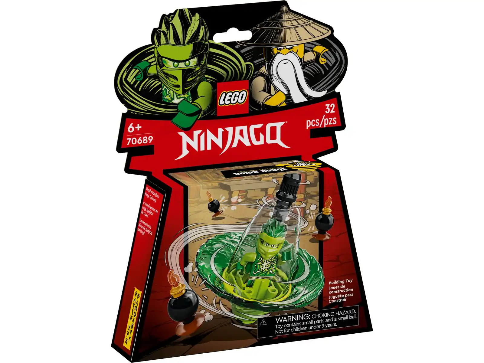 Zdjecie zestawu LEGO 70689 Ninjago Szkolenie wojownika Spinjitzu Lloyda 1