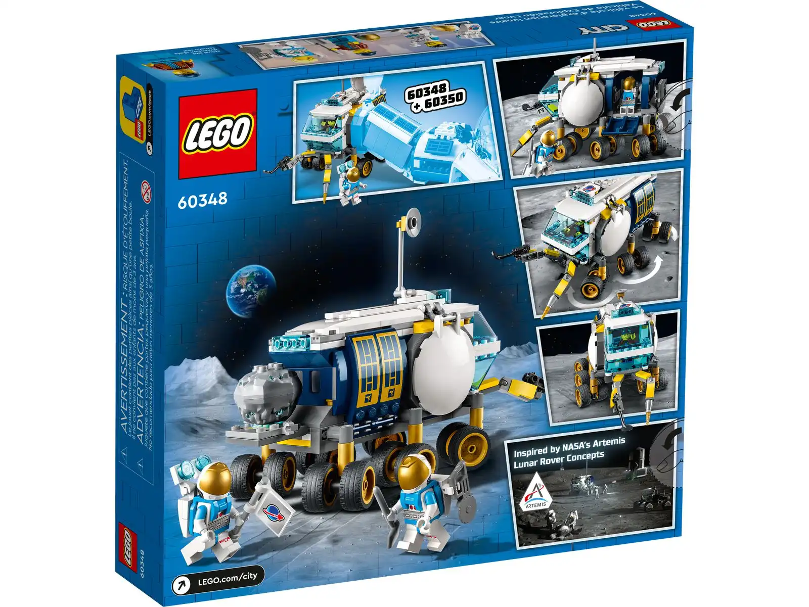 Zdjecie zestawu LEGO 60348 City Łazik księżycowy 2